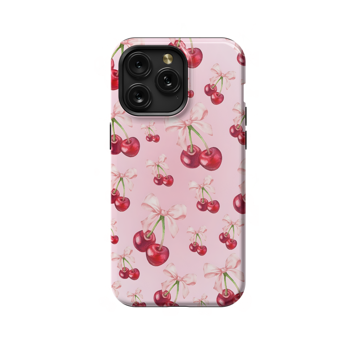 Seamless Aesthetic Pink Cherry Coquette Phone Case iPhone Samsung Cover Pixel 1011