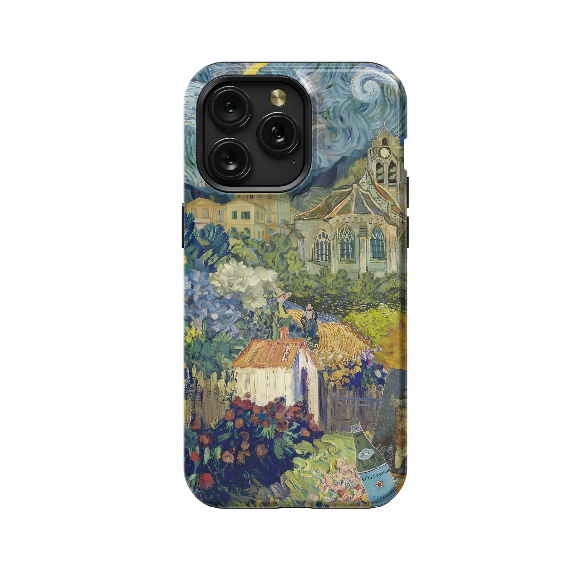 Seamless Aesthetic Collage Vincent Van Gogh Phone Case iPhone Samsung Cover Pixel 1040