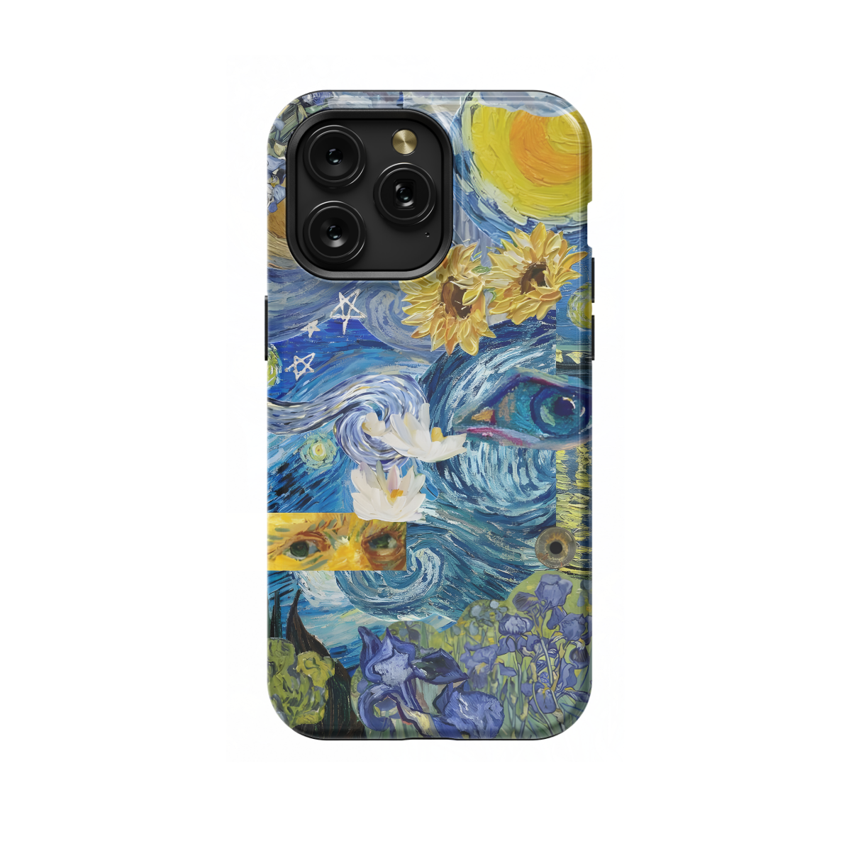 Seamless Aesthetic Collage Vincent Van Gogh Phone Case iPhone Samsung Cover Pixel 1041