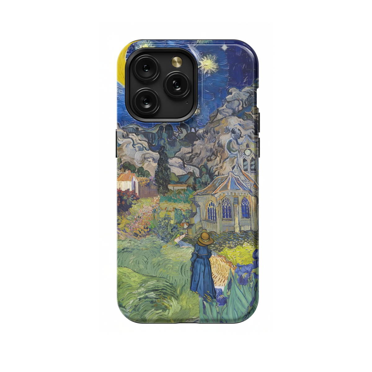 Seamless Aesthetic Collage Vincent Van Gogh Phone Case iPhone Samsung Cover Pixel 1043