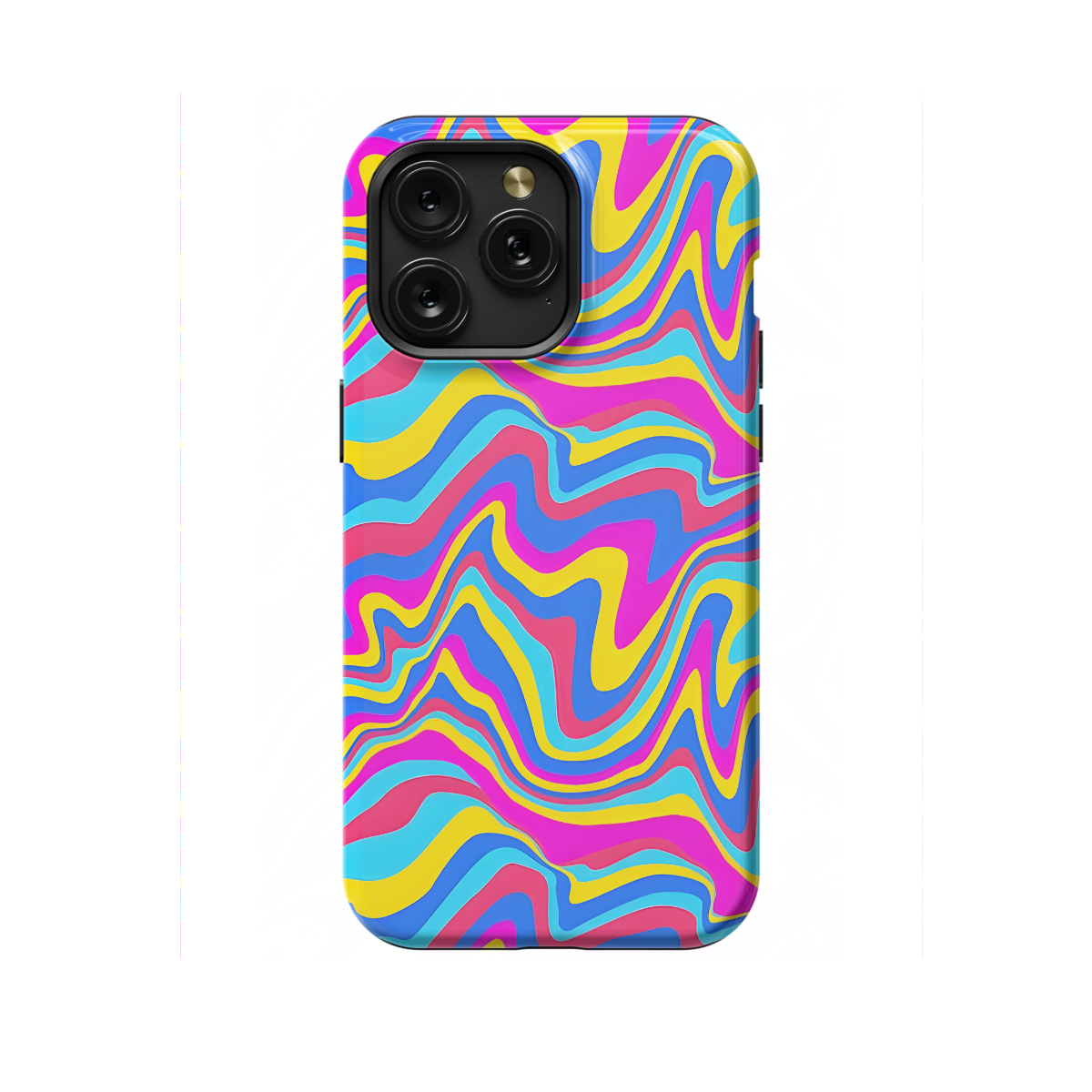 Wavy Colorful Groovy Trippy Psychedelic Phone Case iPhone Samsung Cover Pixel 1101