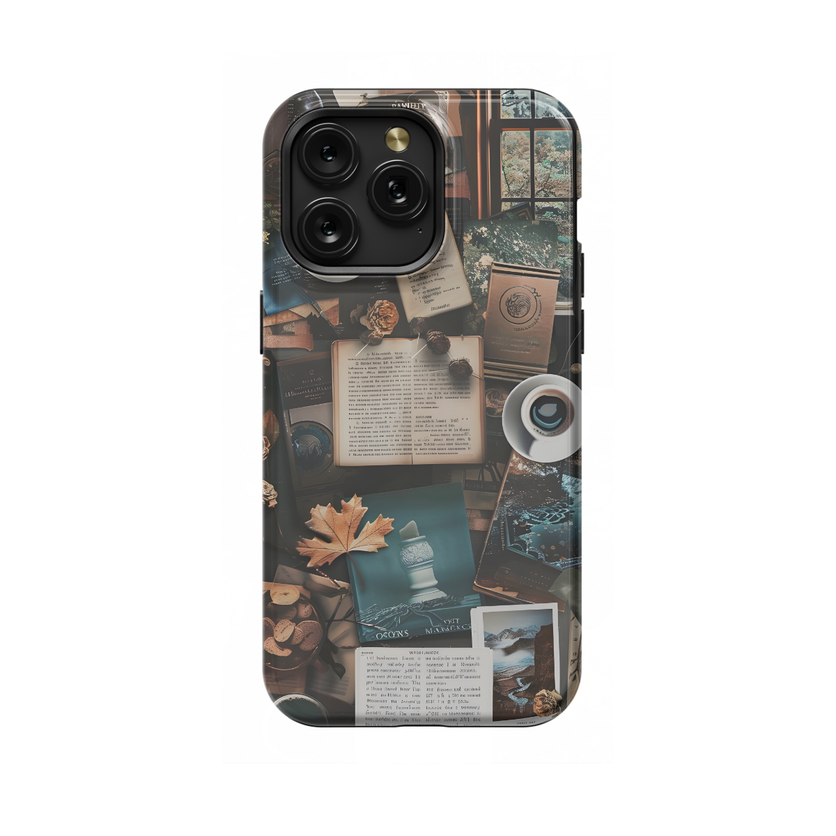 Book wallpaper Phone Case iPhone Samsung Cover Pixel 1255