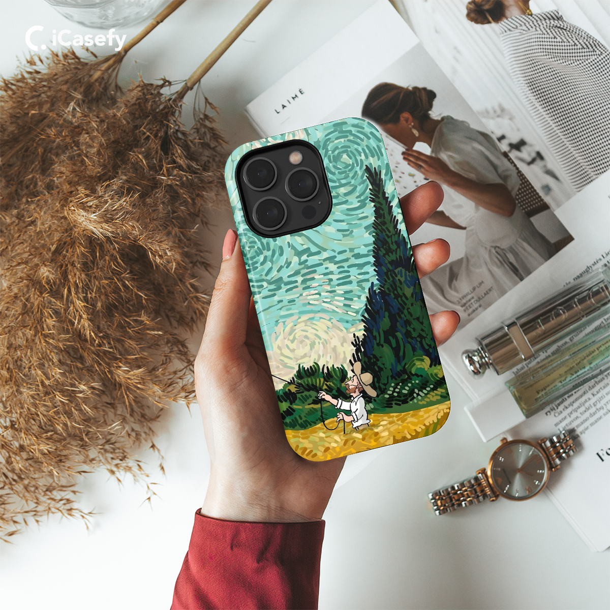 Inspired Art Vincent Van Gogh Phone Case iPhone Samsung Cover Pixel 1334