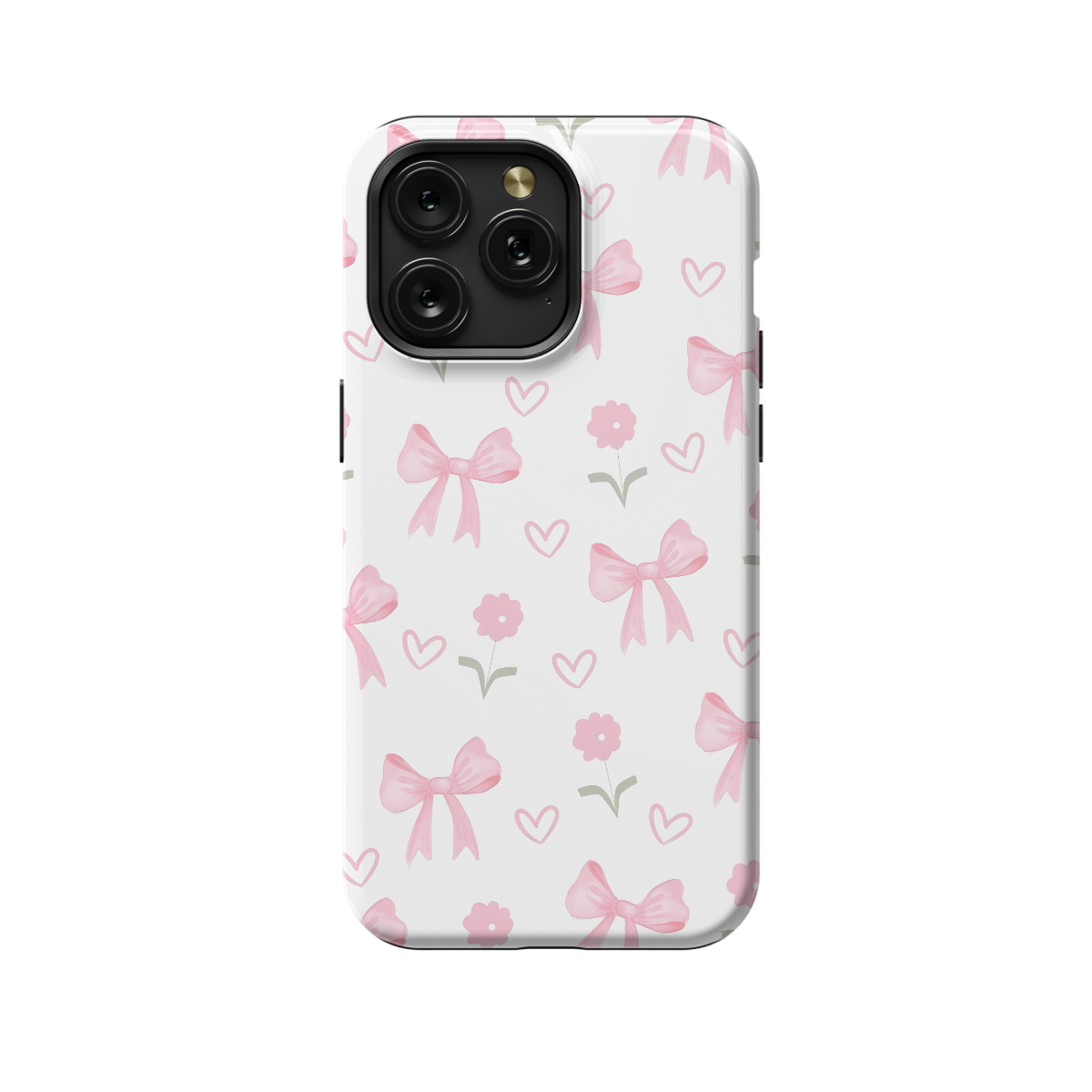 Bouquet Pink Coquette Bow Floral Phone Case iPhone Samsung Cover Pixel 1390