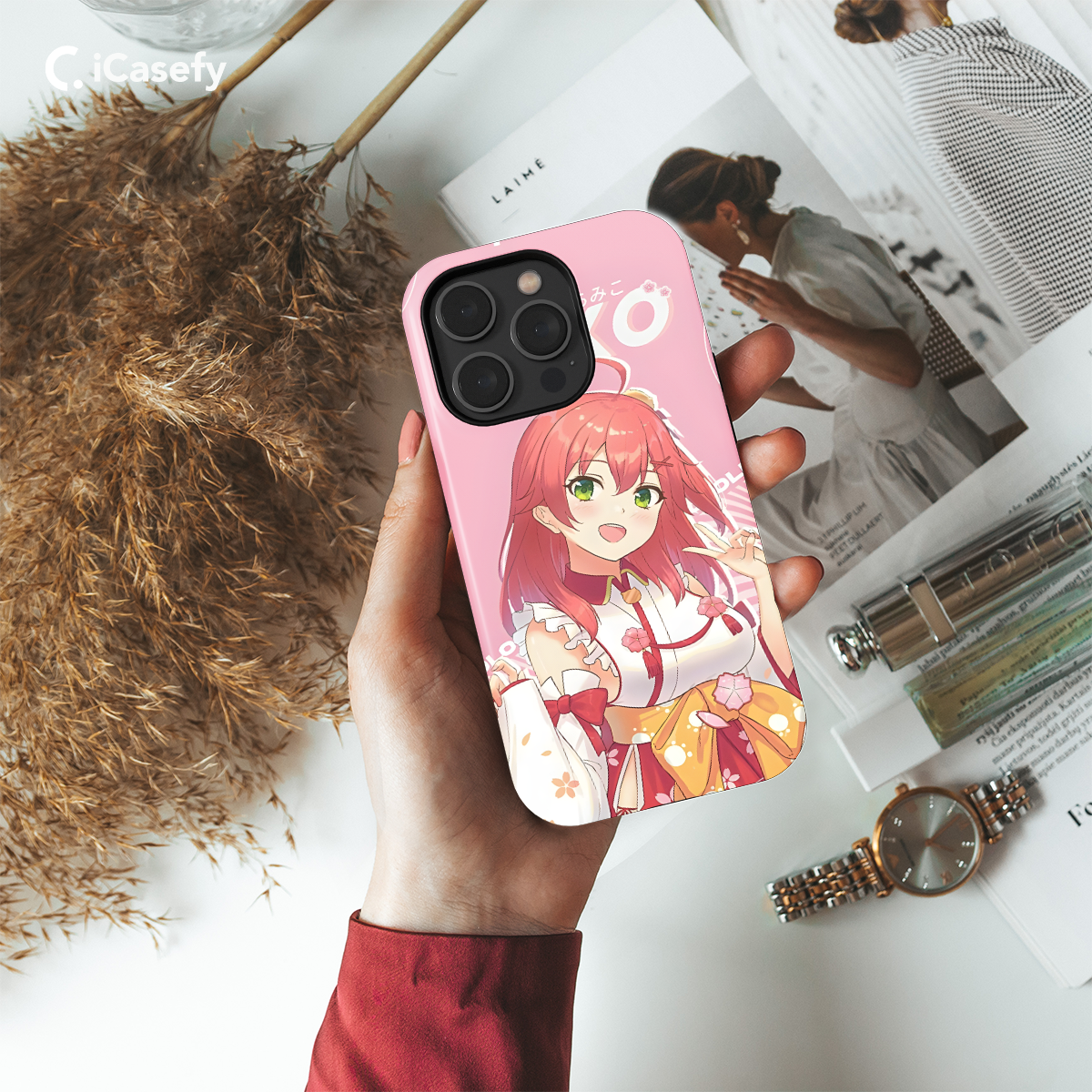 Sakura Miko Phone Case iPhone Samsung Cover Pixel 684