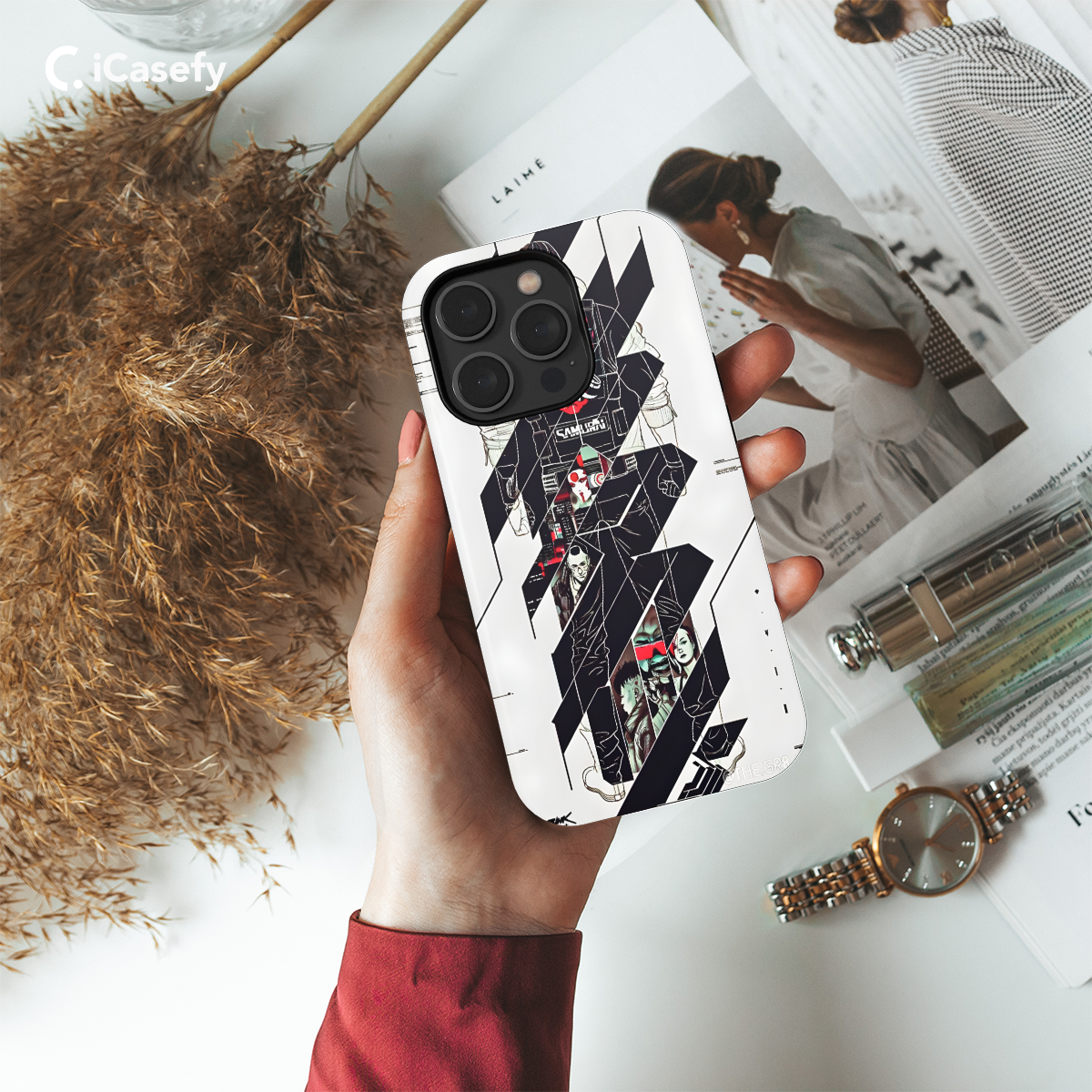 Cyberpunk Phone Case iPhone Samsung Cover Pixel 718