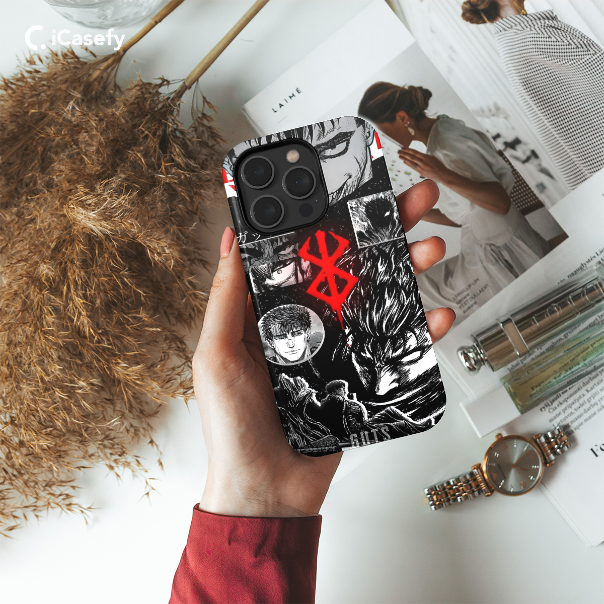 Berserk Phone Case iPhone Samsung Cover Pixel 725