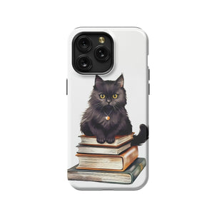 Book Black Cat Lover Phone Case iPhone Samsung Pixel & More - iCasefy