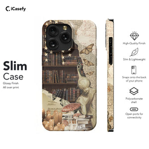 Book Lover Bookish Collage Phone Case iPhone Samsung Pixel & More #432 - iCasefy