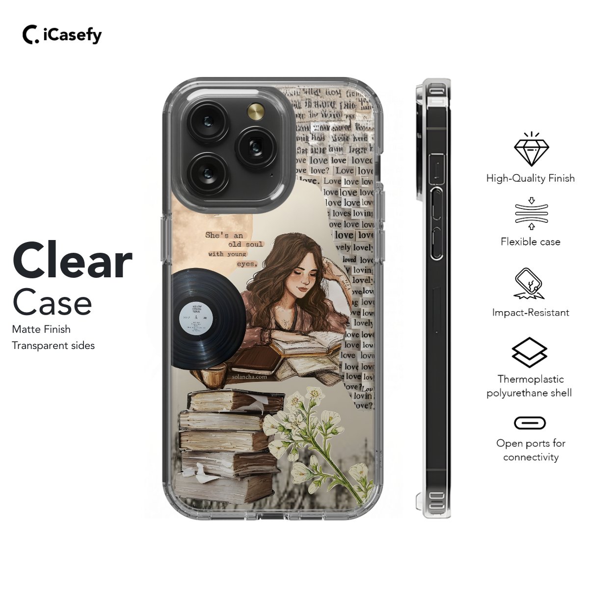 Book Lover Bookish Phone Case iPhone Samsung Pixel & More - iCasefy