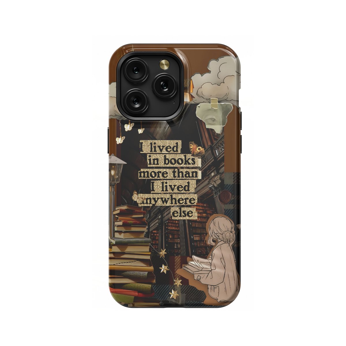 Book Lover Bookish Quote Phone Case iPhone Samsung Pixel & More - iCasefy