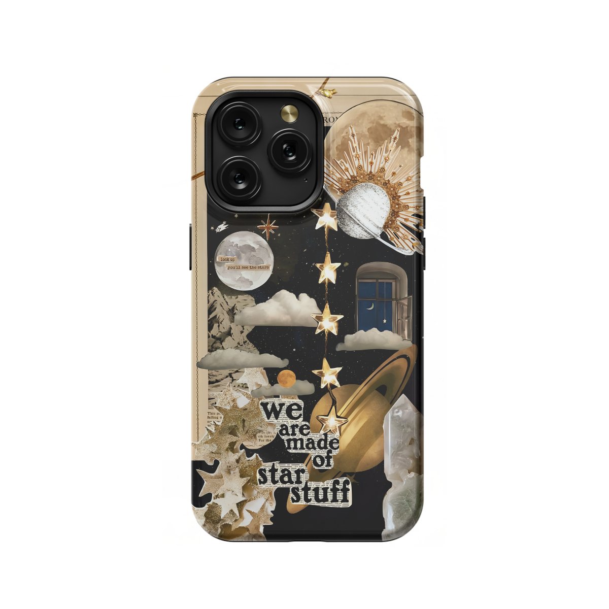 Celestial Collage Astrology Stars Phone Case iPhone Samsung Pixel & More #533 - iCasefy