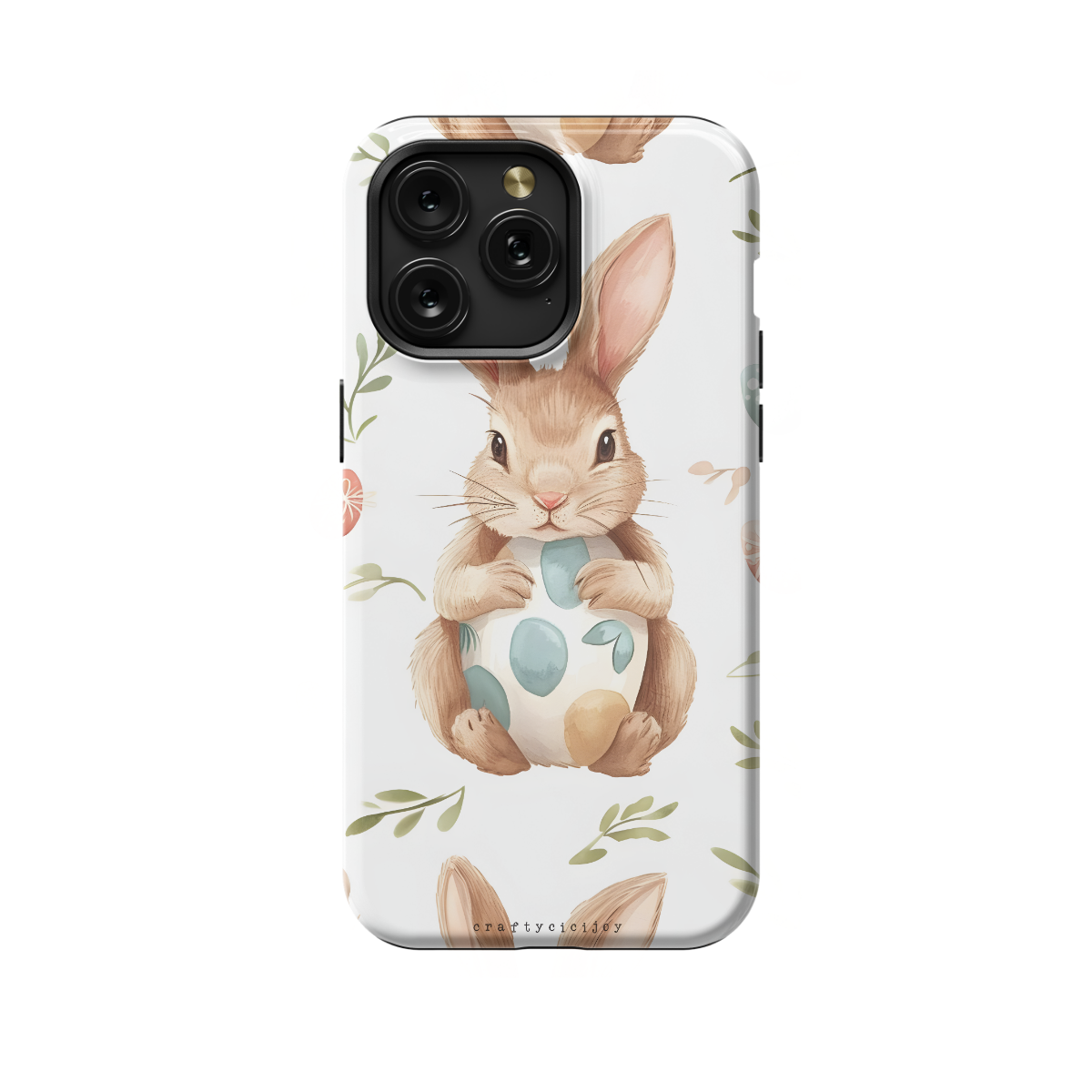 Cute Easter Bunny Phone Case iPhone Samsung Pixel & More 494 - iCasefy