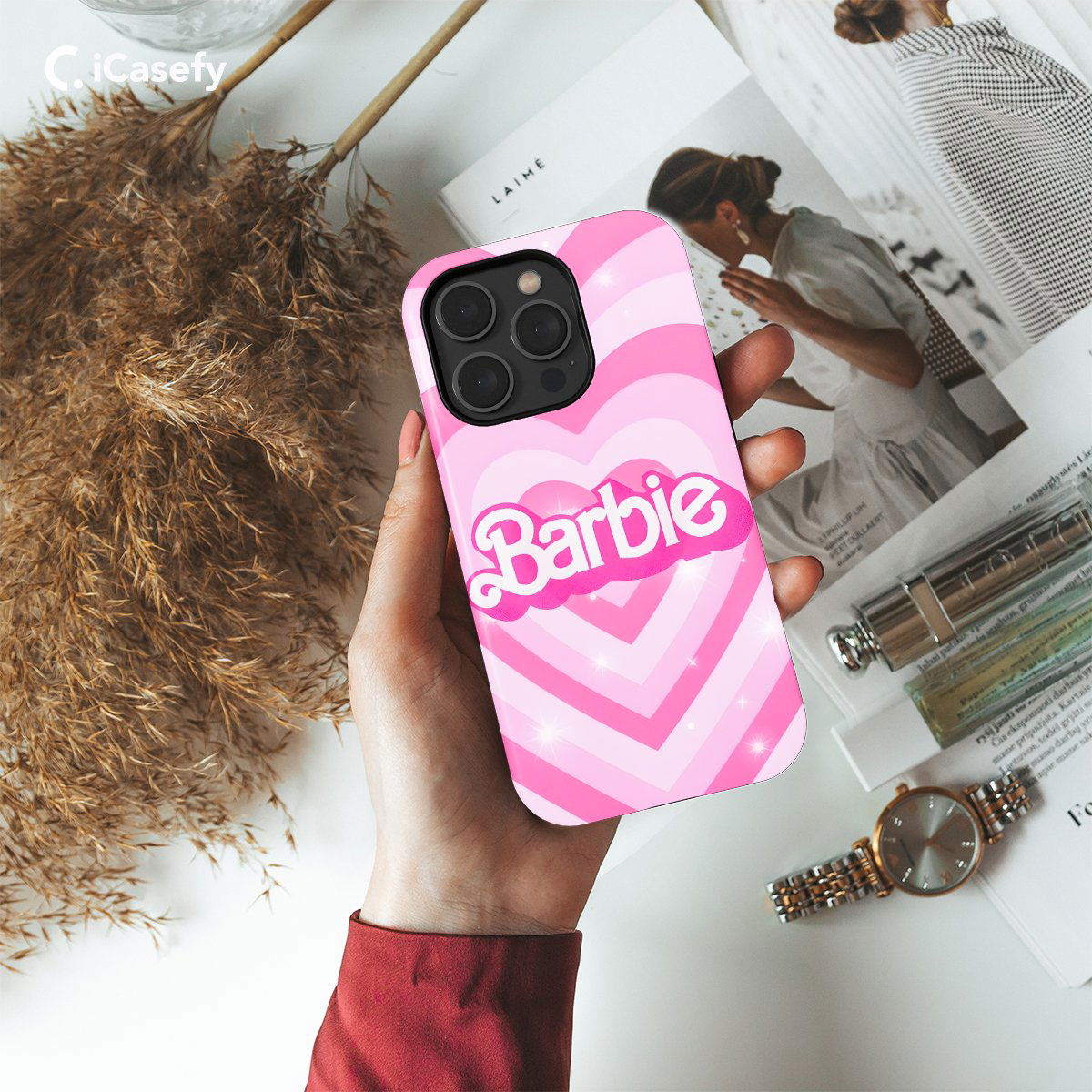 Pink Barbie Phone Case iPhone Samsung Pixel & More - iCasefy