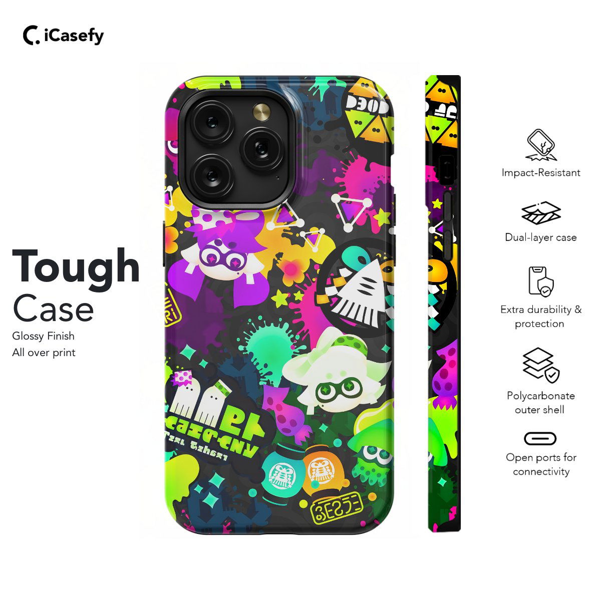 Splatoon Game Phone Case iPhone Samsung Pixel & More #84 - iCasefy