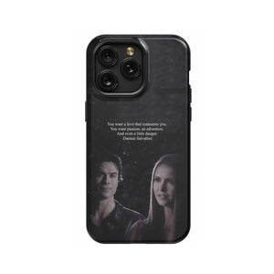 TVD The Vampire Diaries Damon Salvatore Quote Phone Case iPhone Samsung Pixel & More #56 - iCasefy