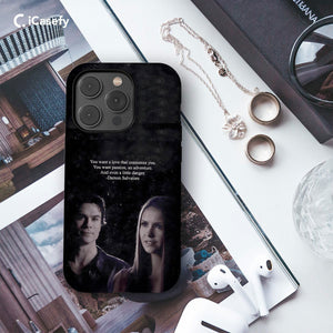 TVD The Vampire Diaries Damon Salvatore Quote Phone Case iPhone Samsung Pixel & More #56 - iCasefy