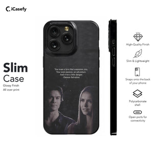 TVD The Vampire Diaries Damon Salvatore Quote Phone Case iPhone Samsung Pixel & More #56 - iCasefy