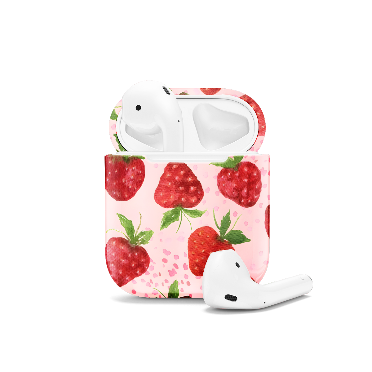 Spring Strawberry Coquette Summer AirPods Case AirPods Pro AirPods Pro 2 AirPods 3 AirPods 2 Glossy 1007