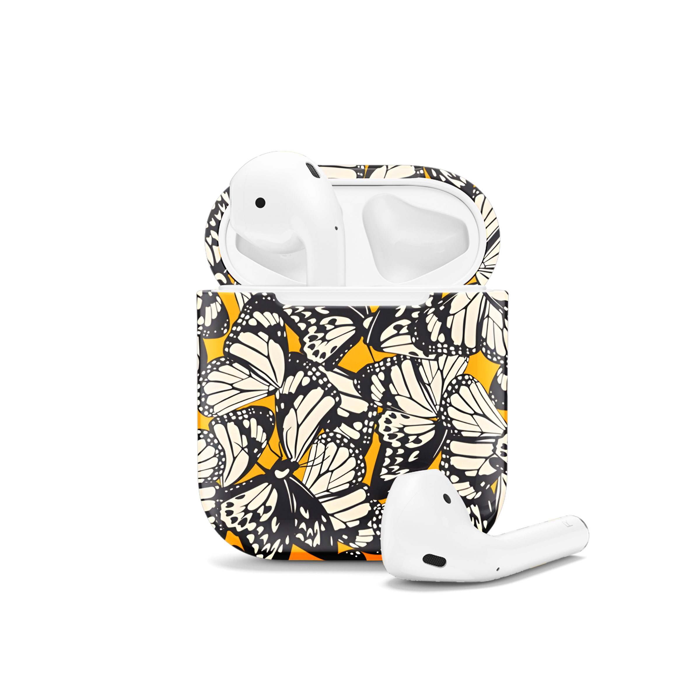 Abstract Butterfly Print AirPods Case AirPods Pro AirPods Pro 2 AirPods 3 AirPods 2 Glossy 2378