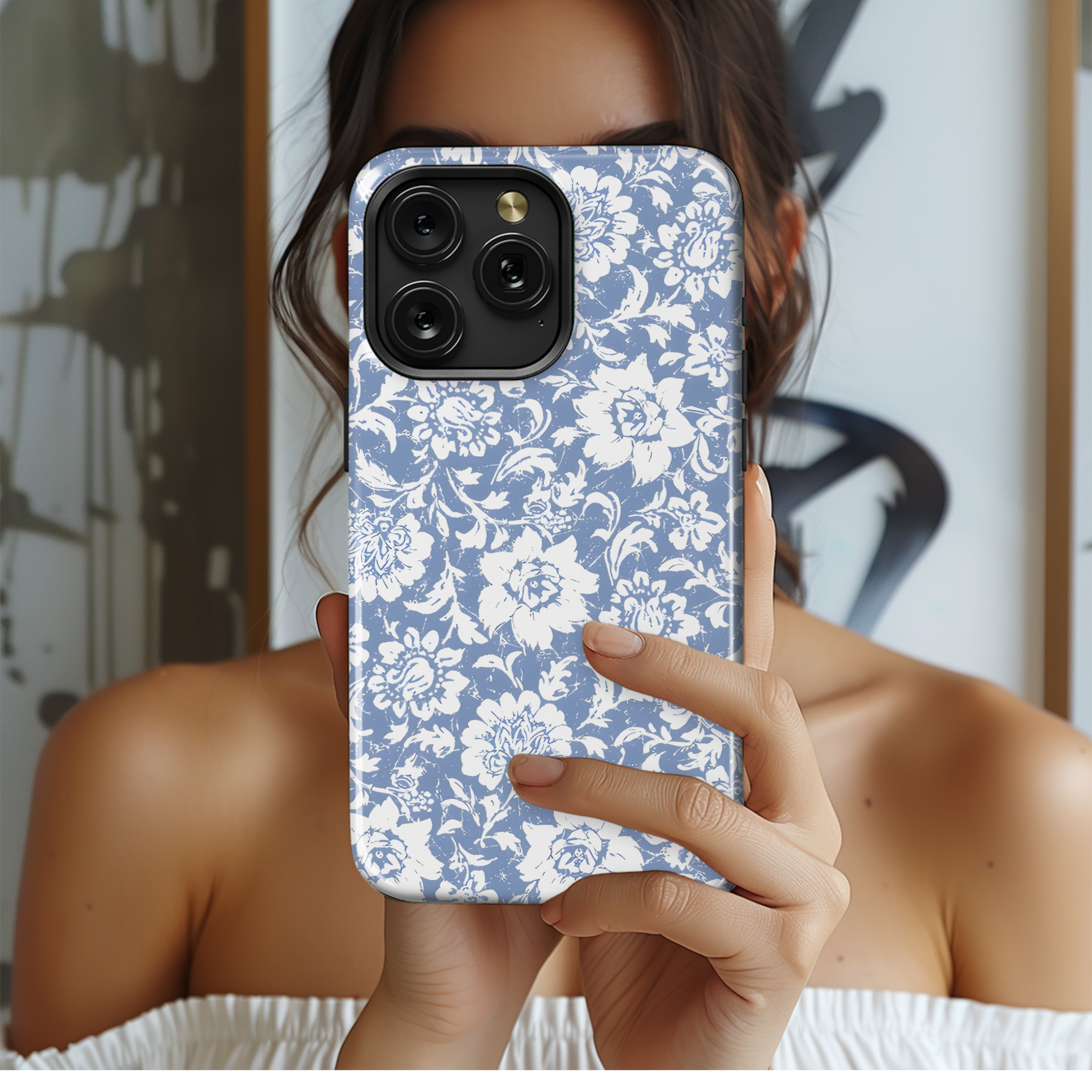 Abstract Chintz Phone Case iPhone Samsung Cover Pixel 3823