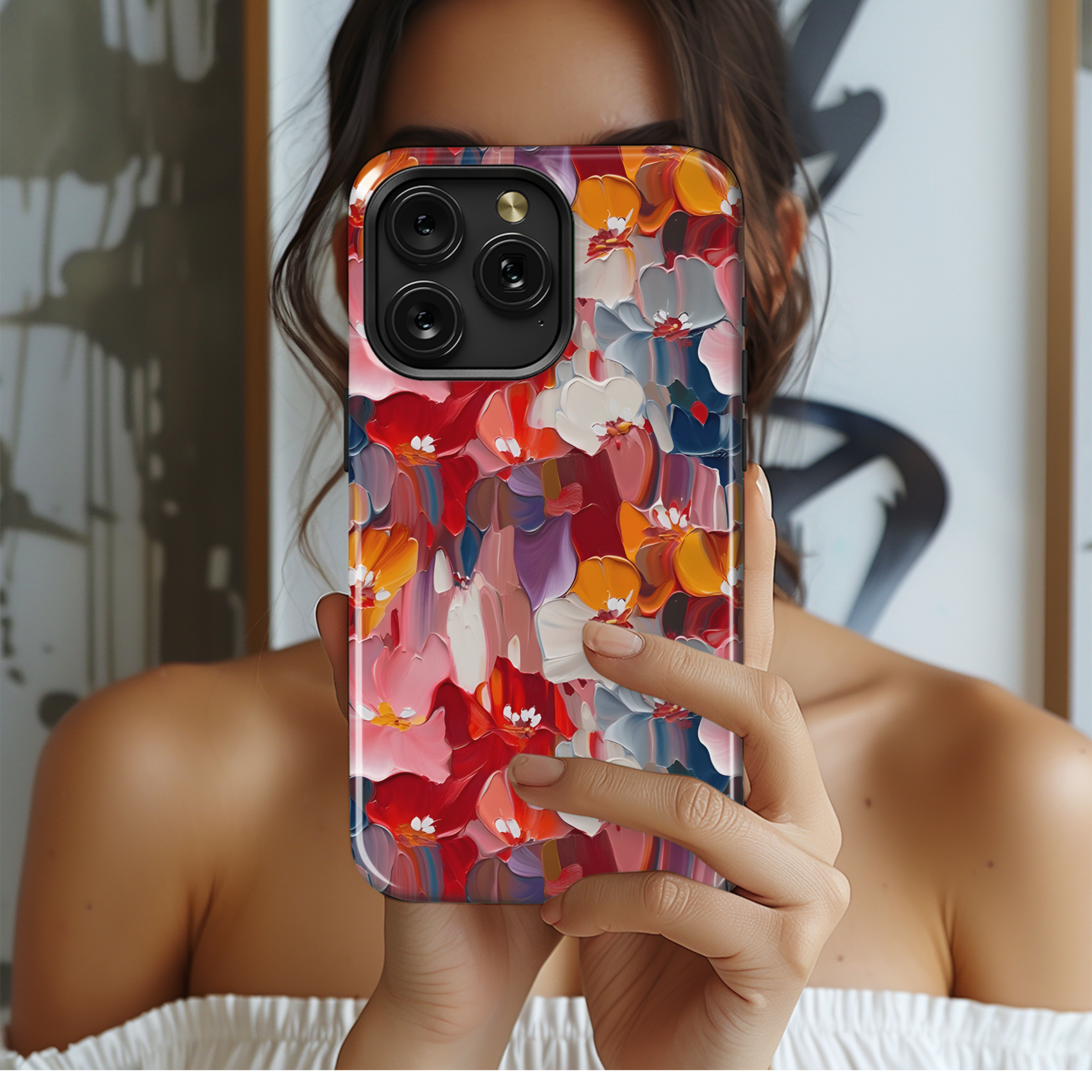 Abstract Floral Seamless Pattern Phone Case iPhone Samsung Cover Pixel 2462