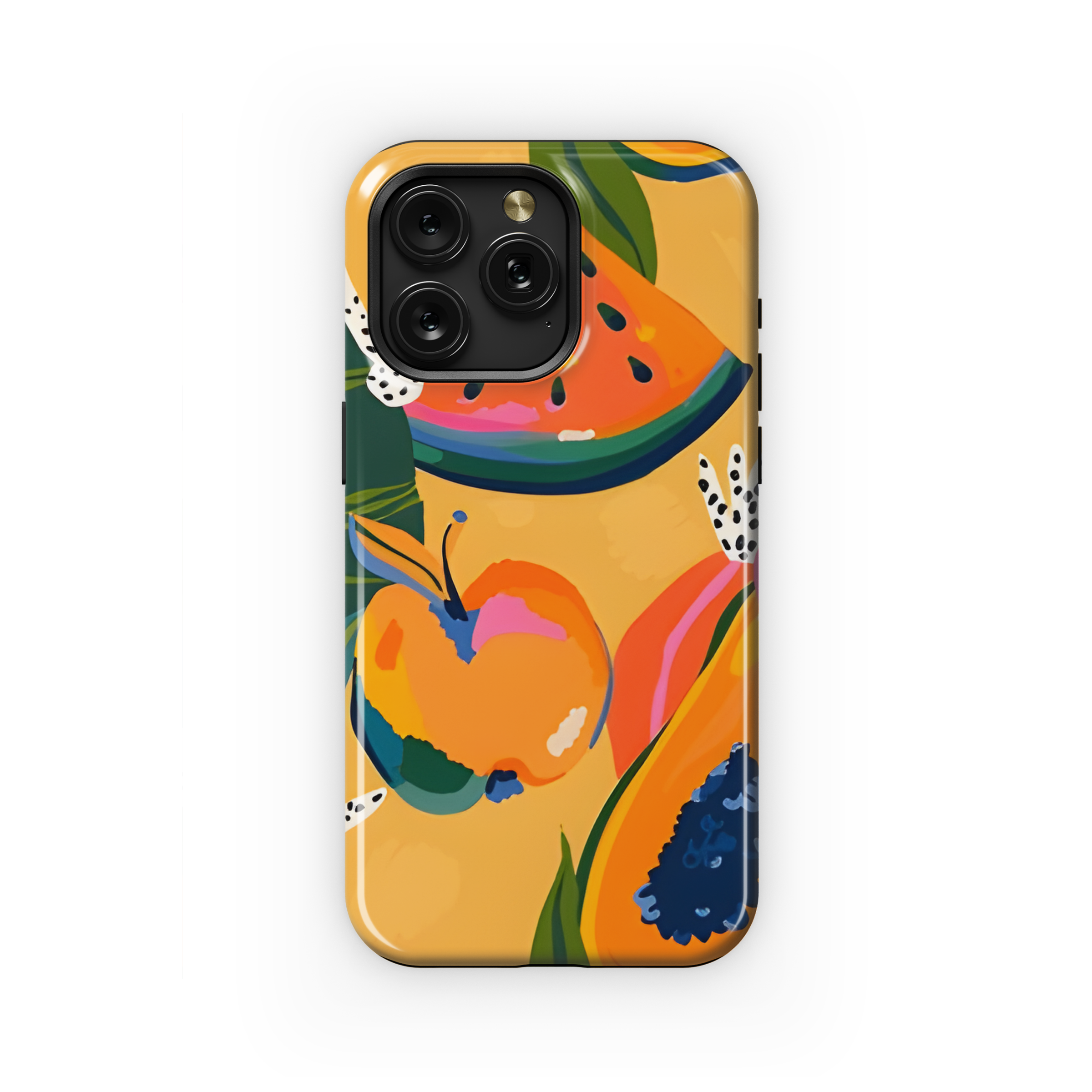 Abstract Fruit Flower Pattern Design Phone Case iPhone Samsung Cover Pixel 2430