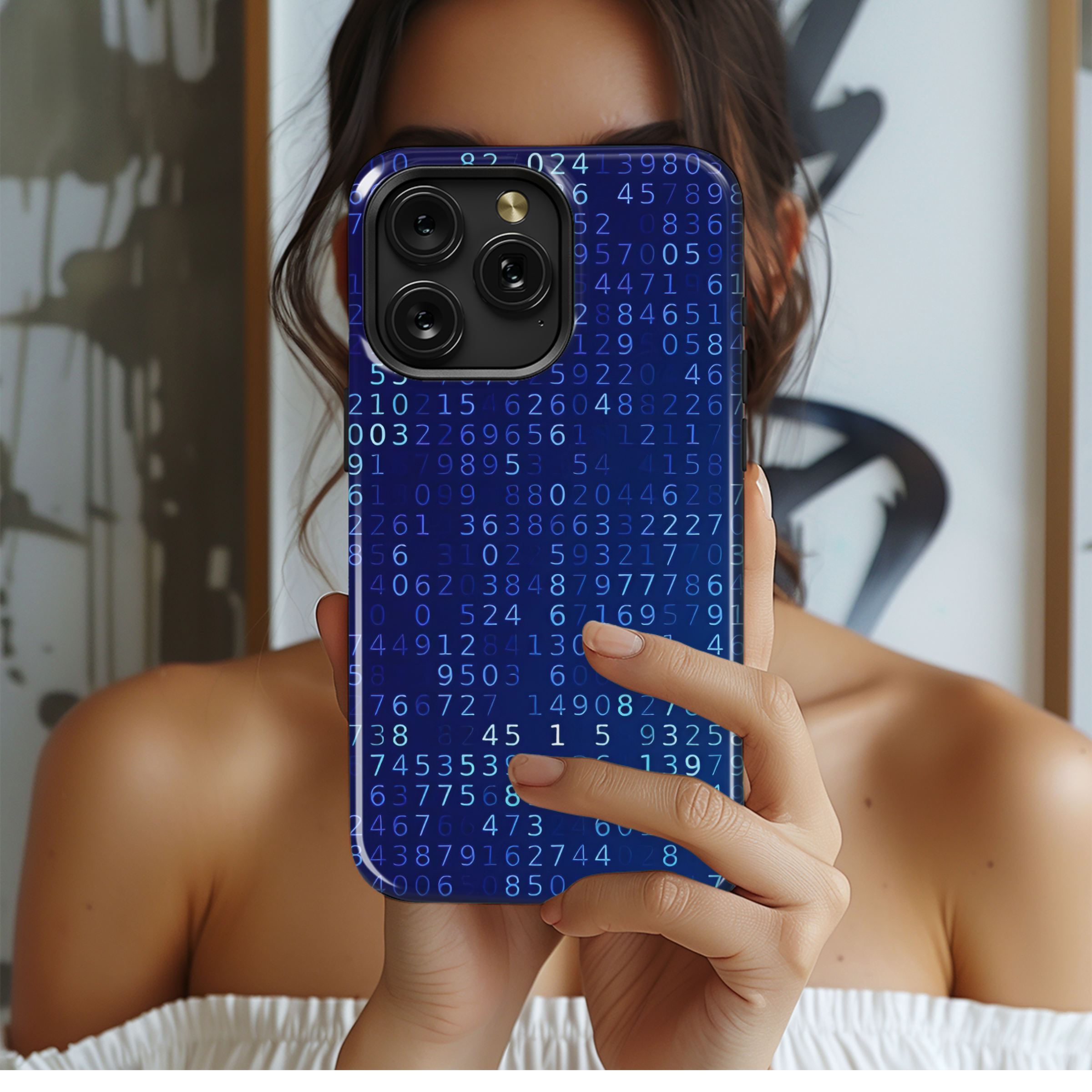 Abstract Matrix Phone Case iPhone Samsung Cover Pixel 2379