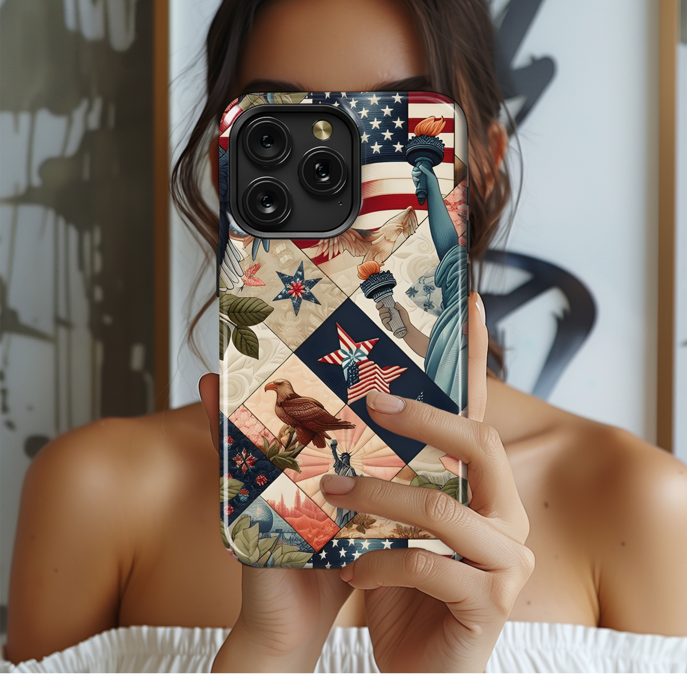 American Phone Case iPhone Samsung Cover Pixel 2736