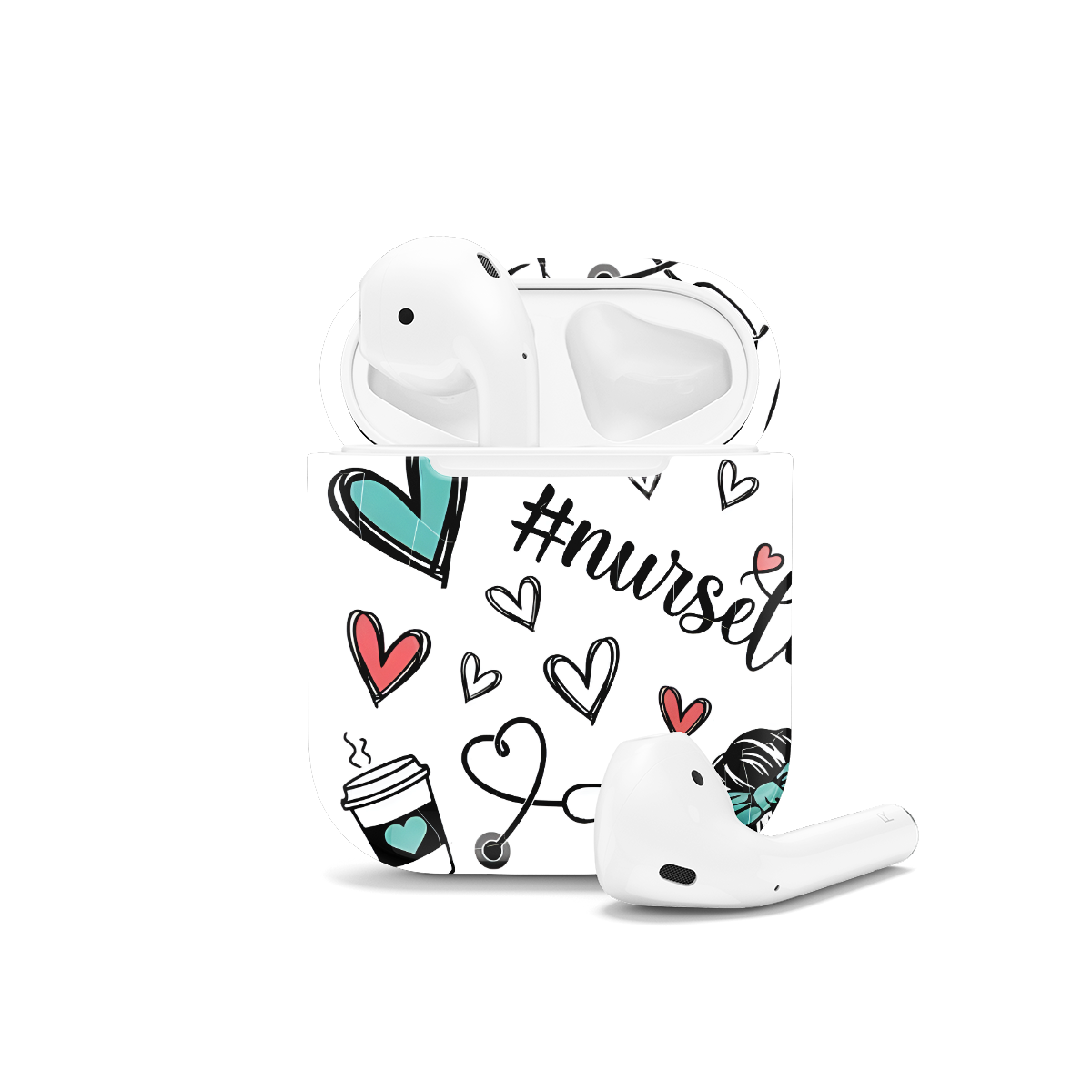 Anatomy Lovely Nurse AirPods Case AirPods Pro AirPods Pro 2 AirPods 3 AirPods 2 Glossy 1506