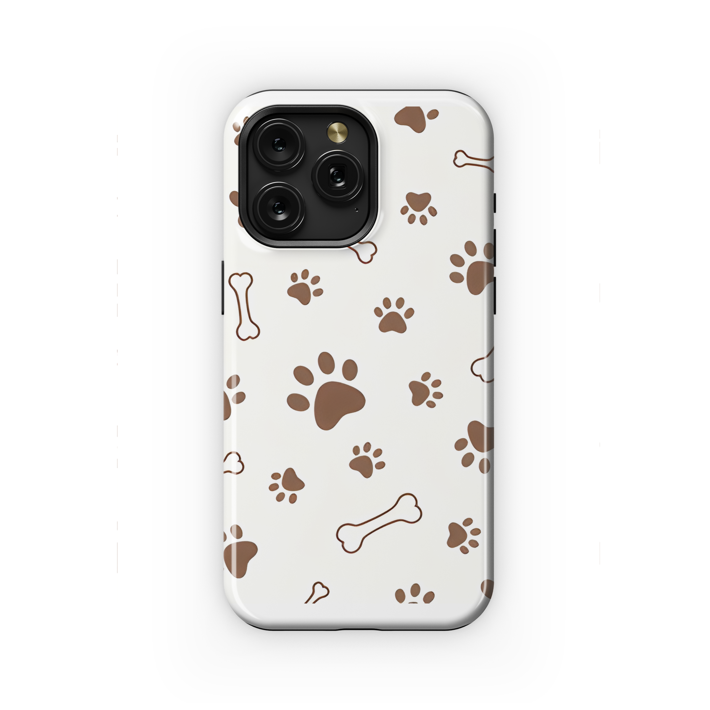 Animal Paw and Bone Pattern Phone Case iPhone Samsung Cover Pixel 2179