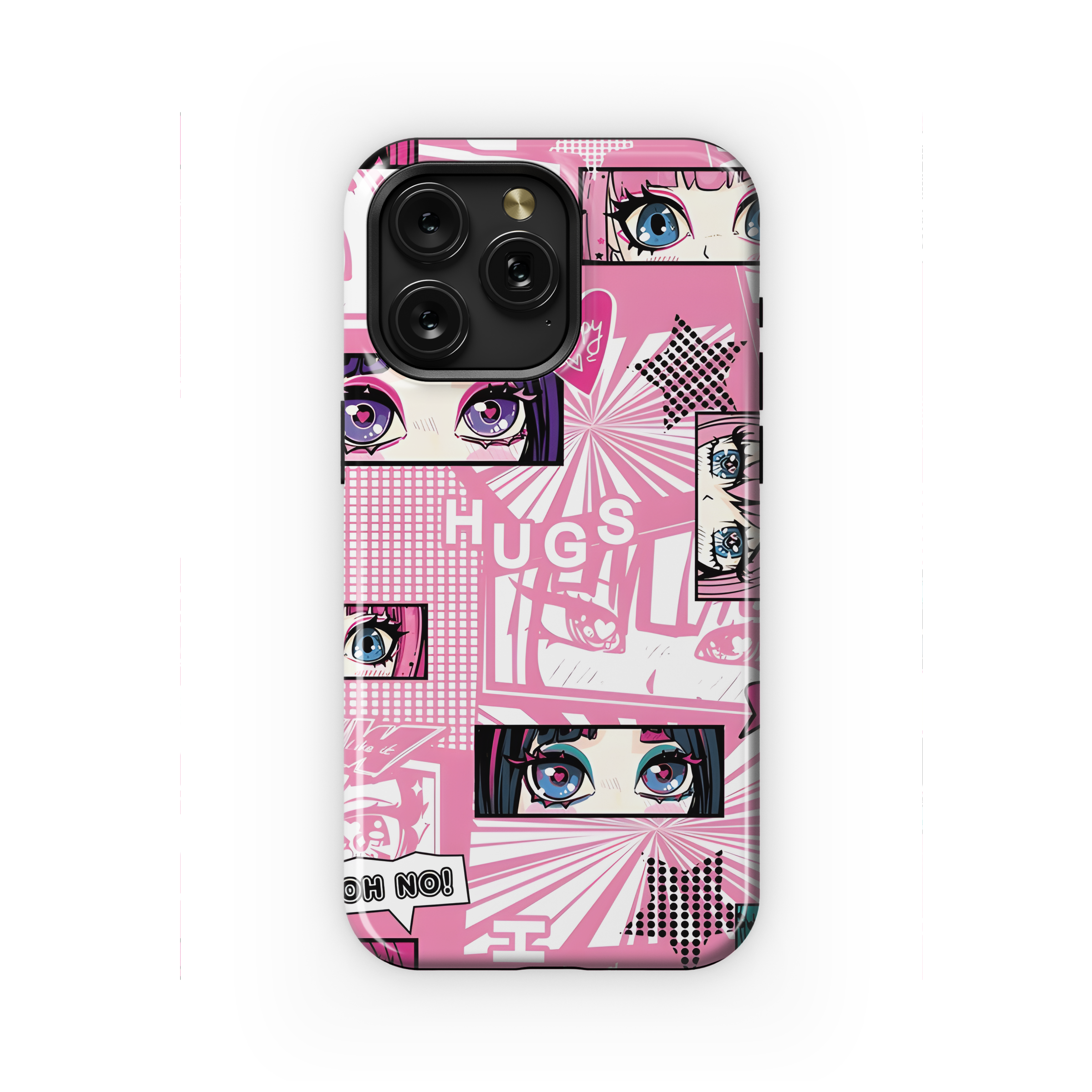 Anime Eyes Pattern for Girls Phone Case iPhone Samsung Cover Pixel 2217