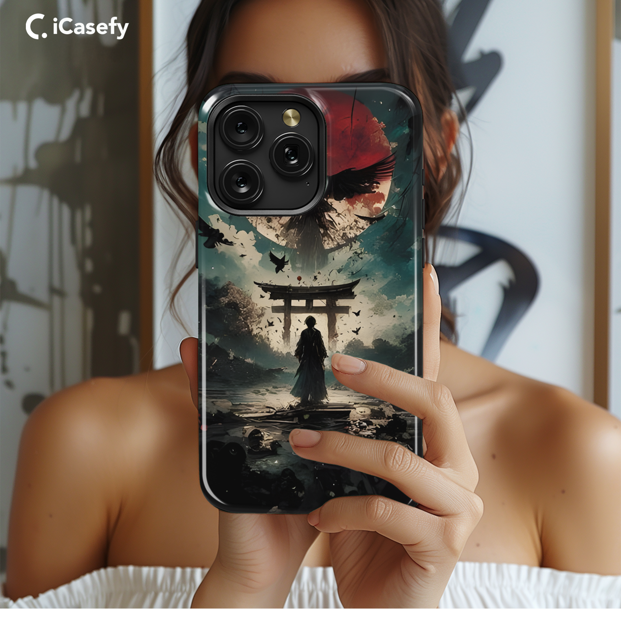 Anime Samurai Phone Case iPhone Samsung Cover Pixel 1823