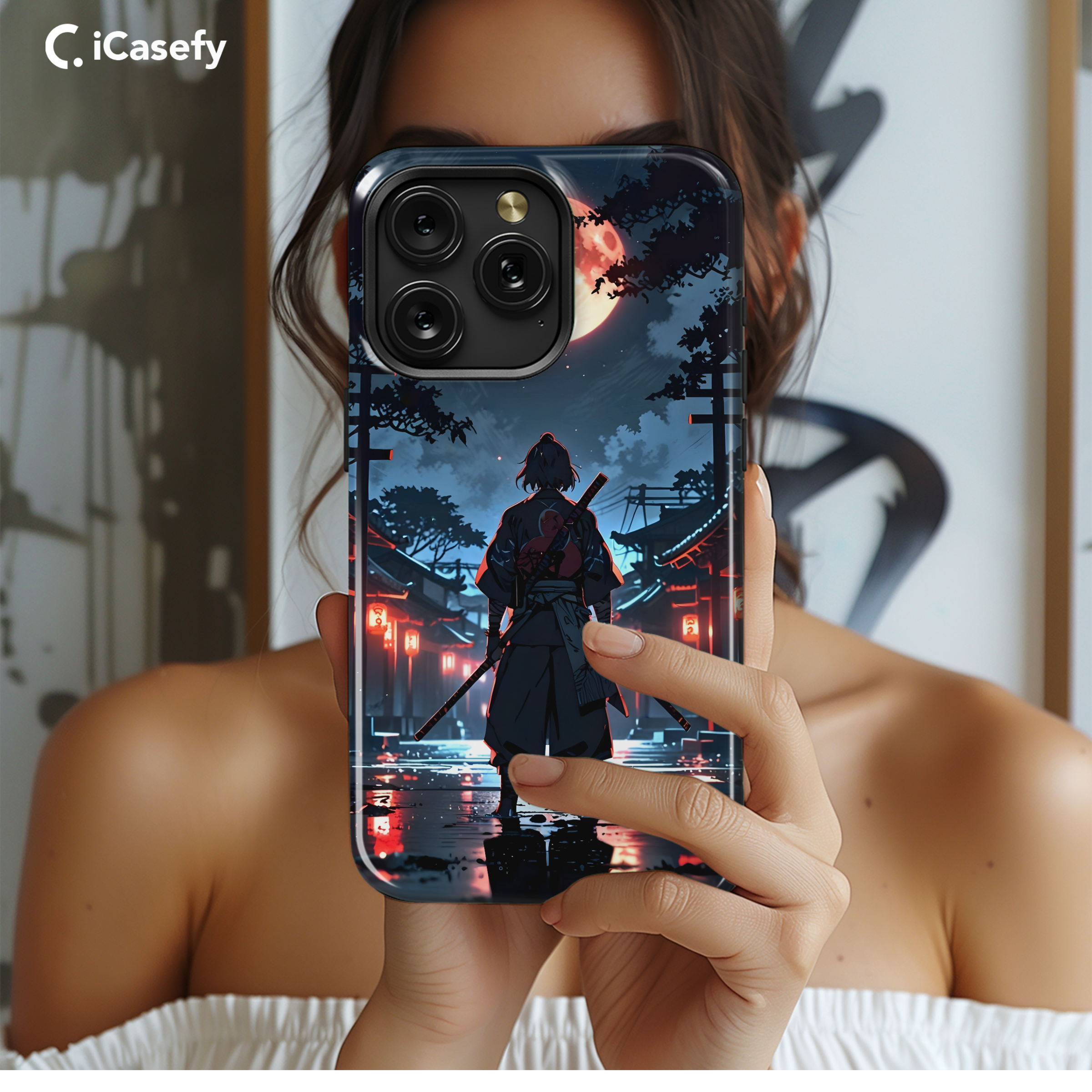 Anime Samurai Phone Case iPhone Samsung Cover Pixel 1826