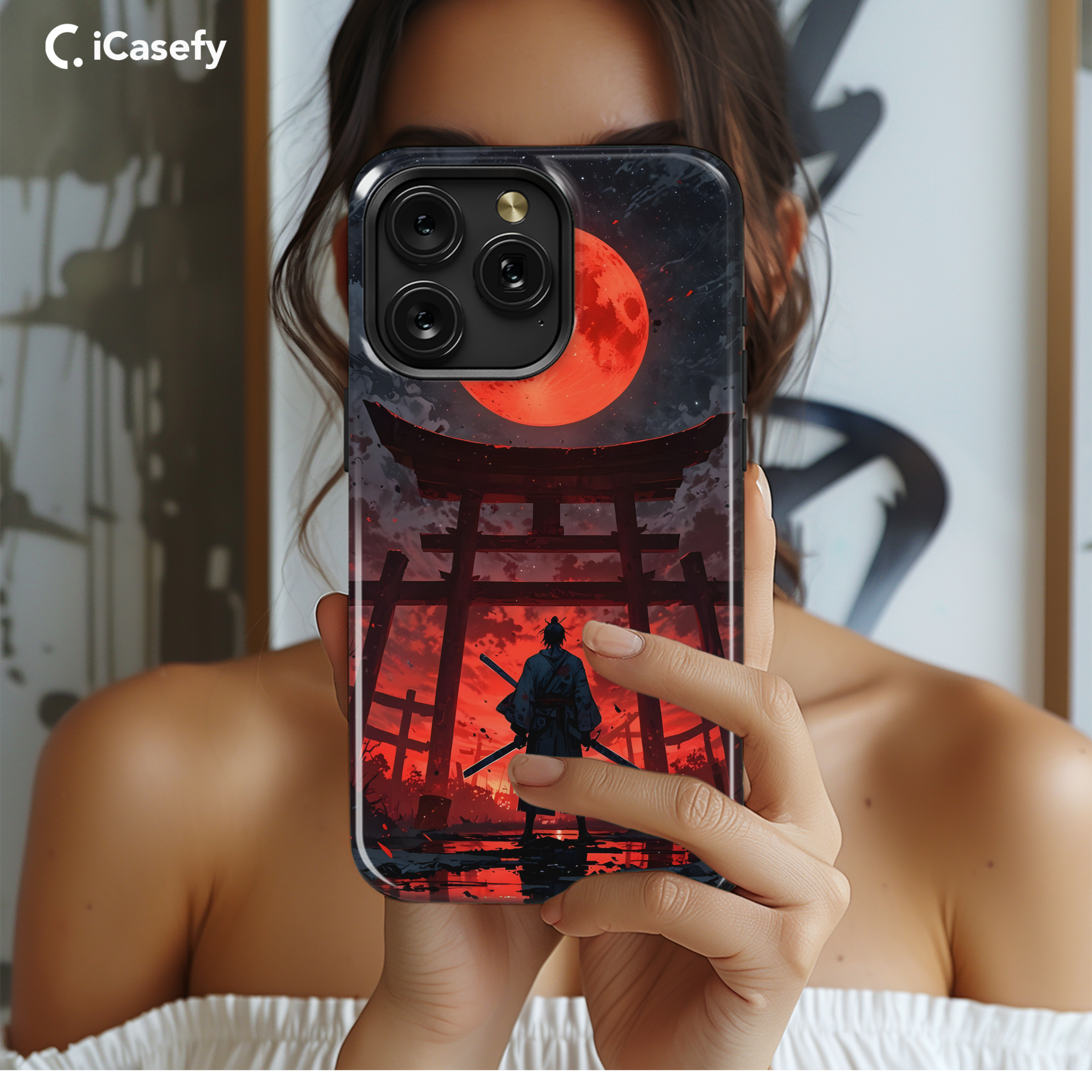 Anime Samurai Phone Case iPhone Samsung Cover Pixel 1827