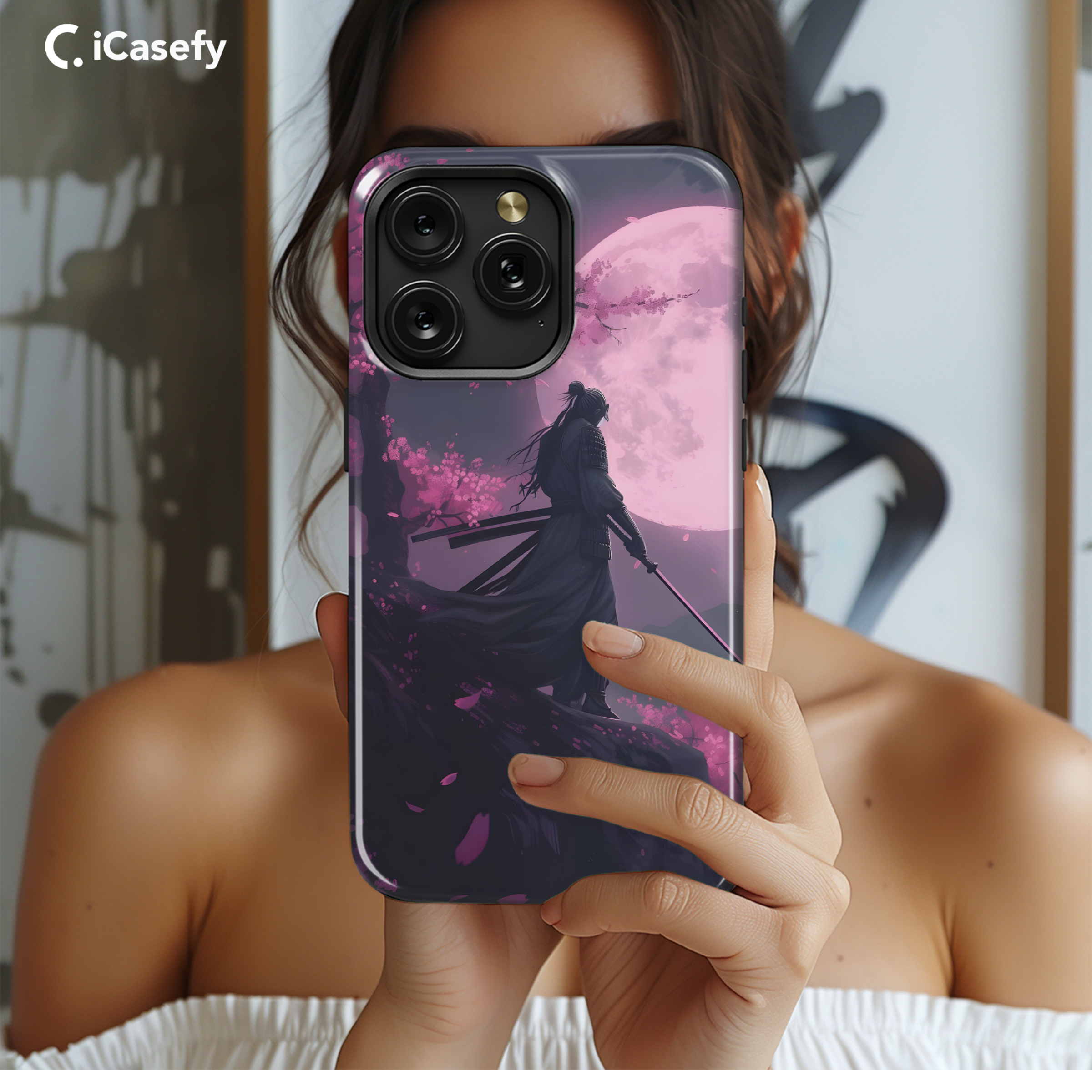 Anime Samurai Phone Case iPhone Samsung Cover Pixel 1828