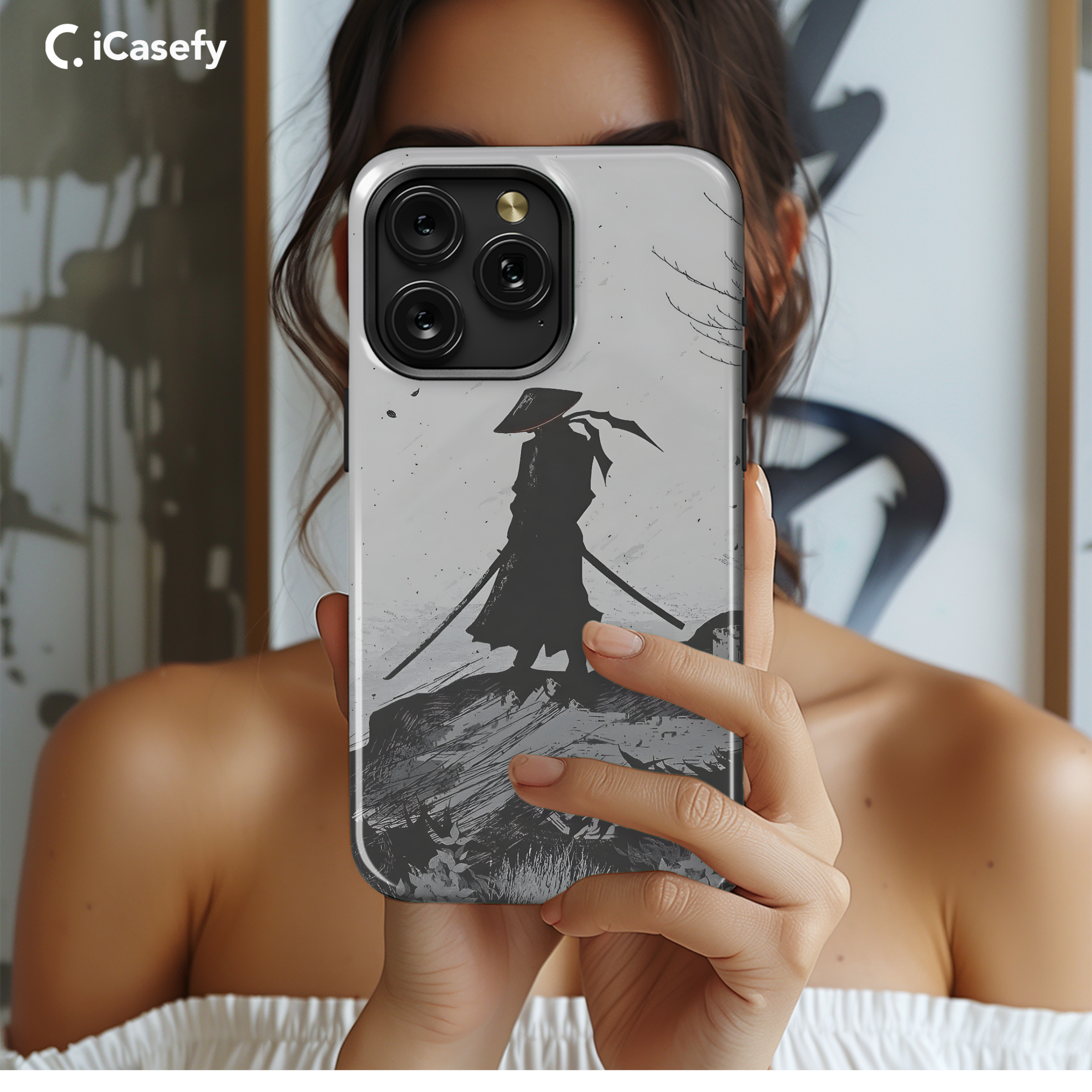 Anime Samurai Phone Case iPhone Samsung Cover Pixel 1829