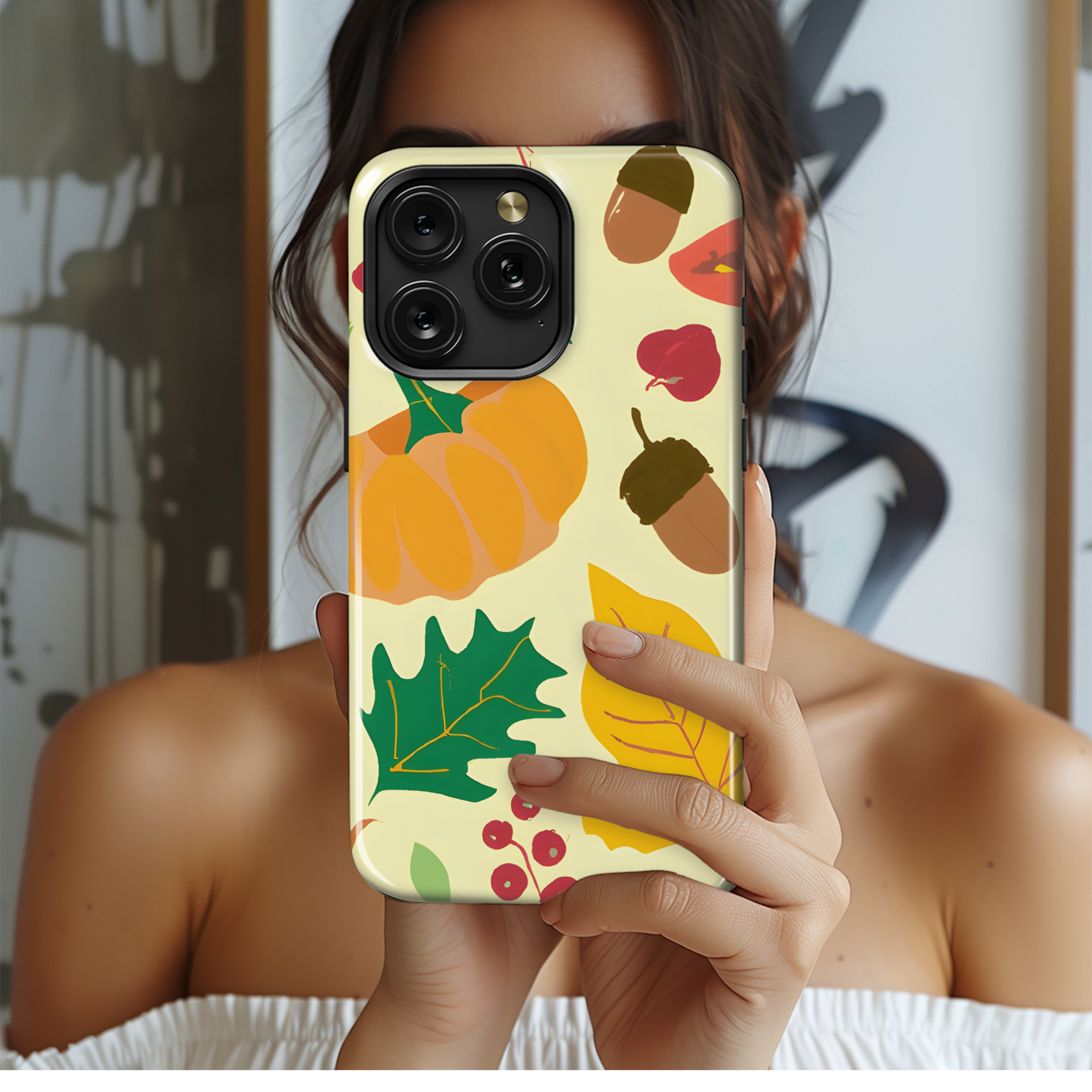 Autumn Hand Drawn Phone Case iPhone Samsung Cover Pixel 2907