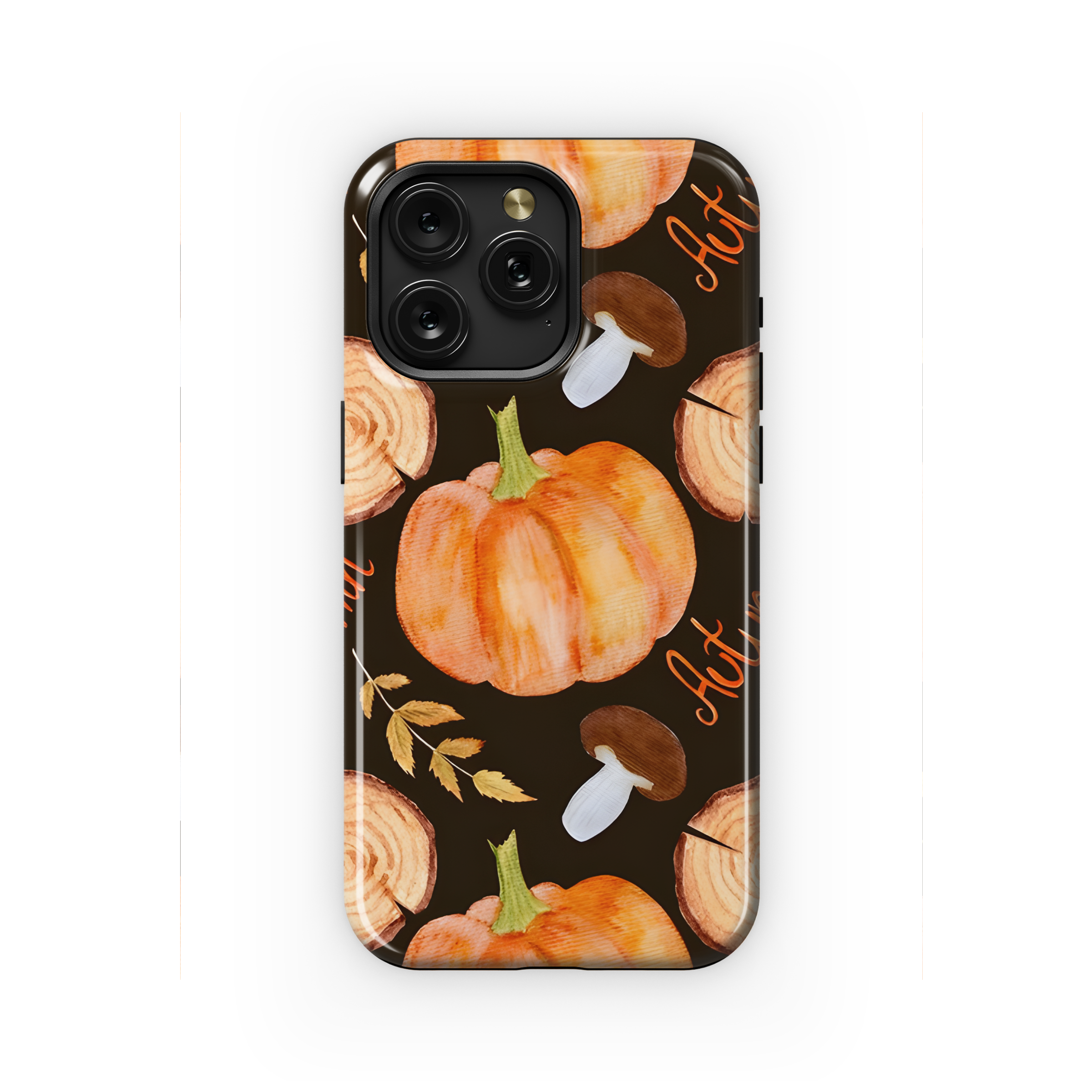 Autumn Pattern Watercolor Phone Case iPhone Samsung Cover Pixel 2276