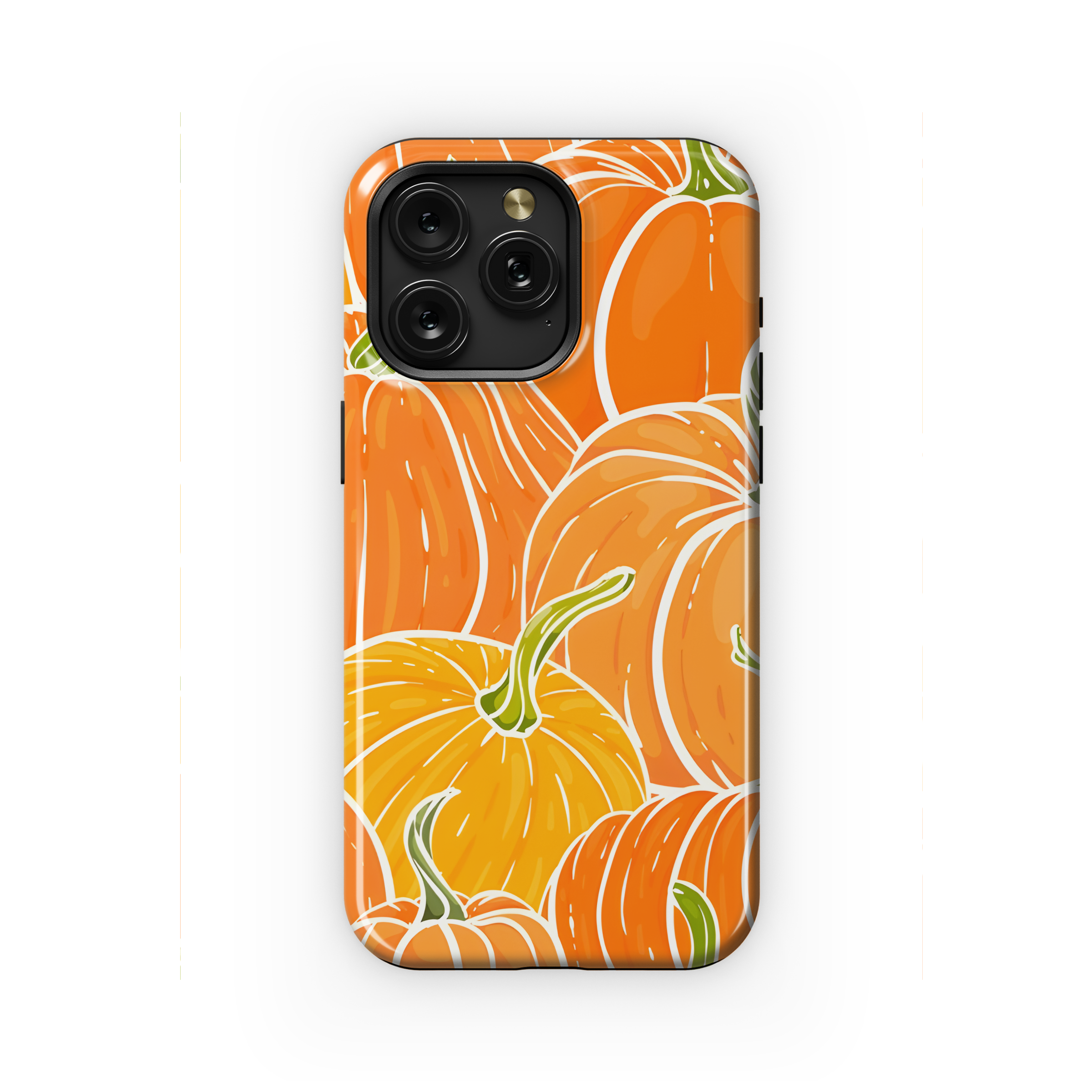 Autumn Pumpkin Seamless Pattern Phone Case iPhone Samsung Cover Pixel 2285