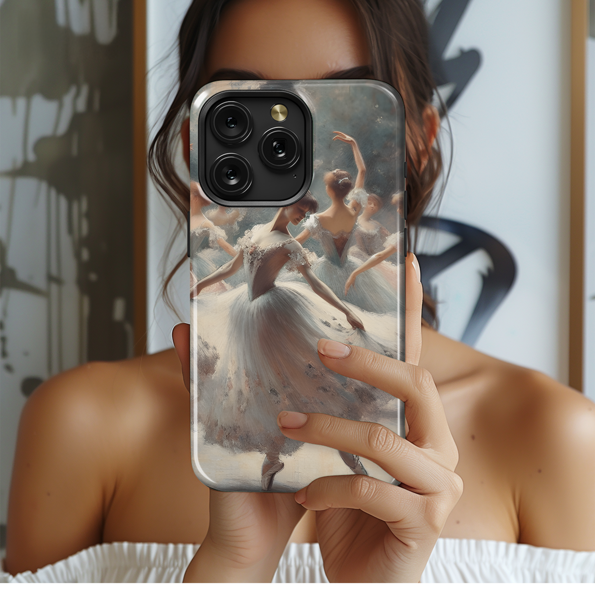 Ballerinas Impressionist Style Degas Influence Phone Case iPhone Samsung Cover Pixel 2406