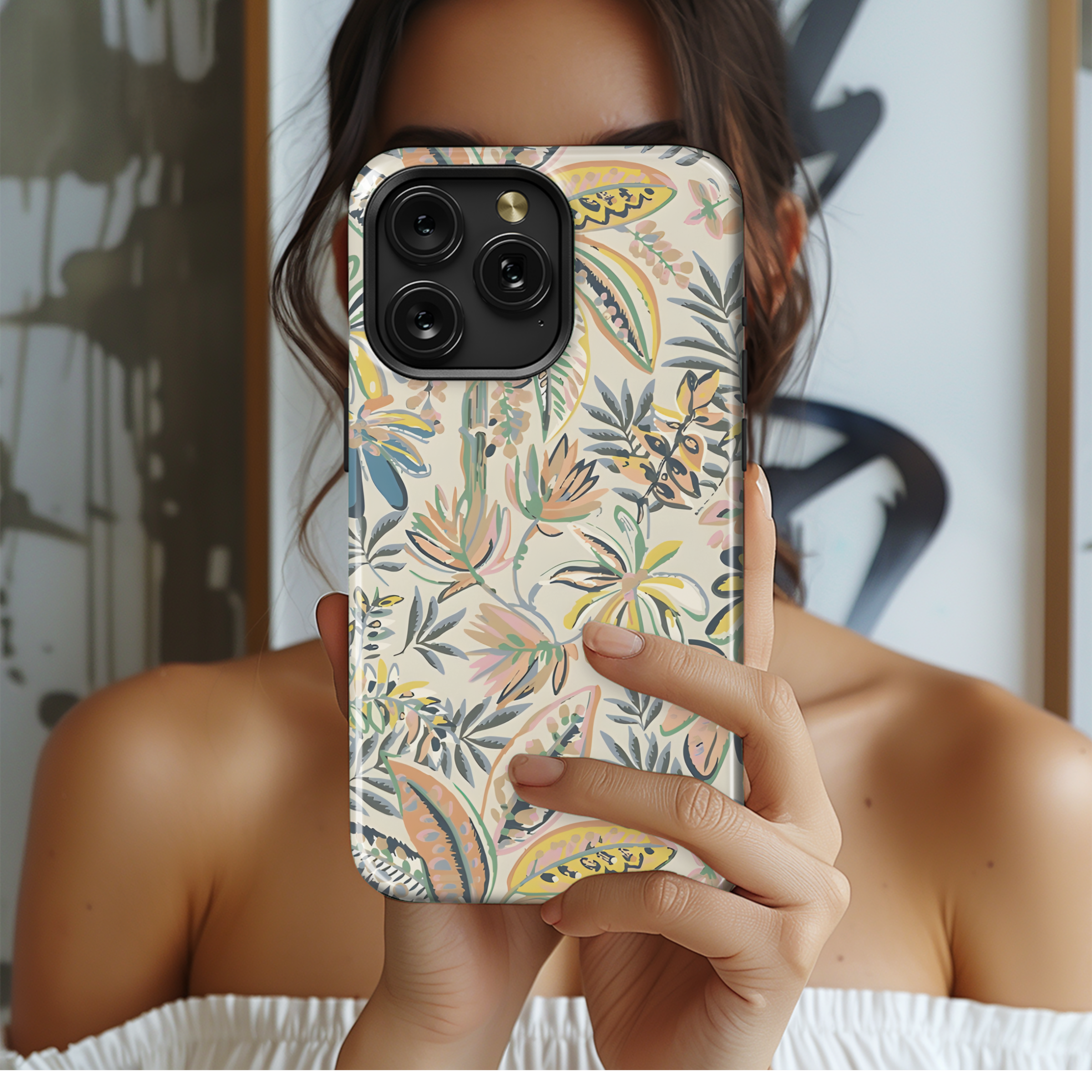 Banana Tree Phone Case iPhone Samsung Cover Pixel 2847