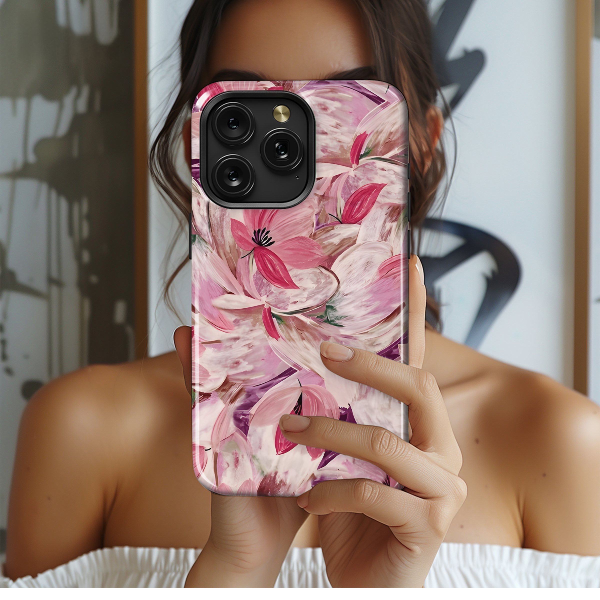 Batik Shibori Tie Dye Phone Case iPhone Samsung Cover Pixel 3835