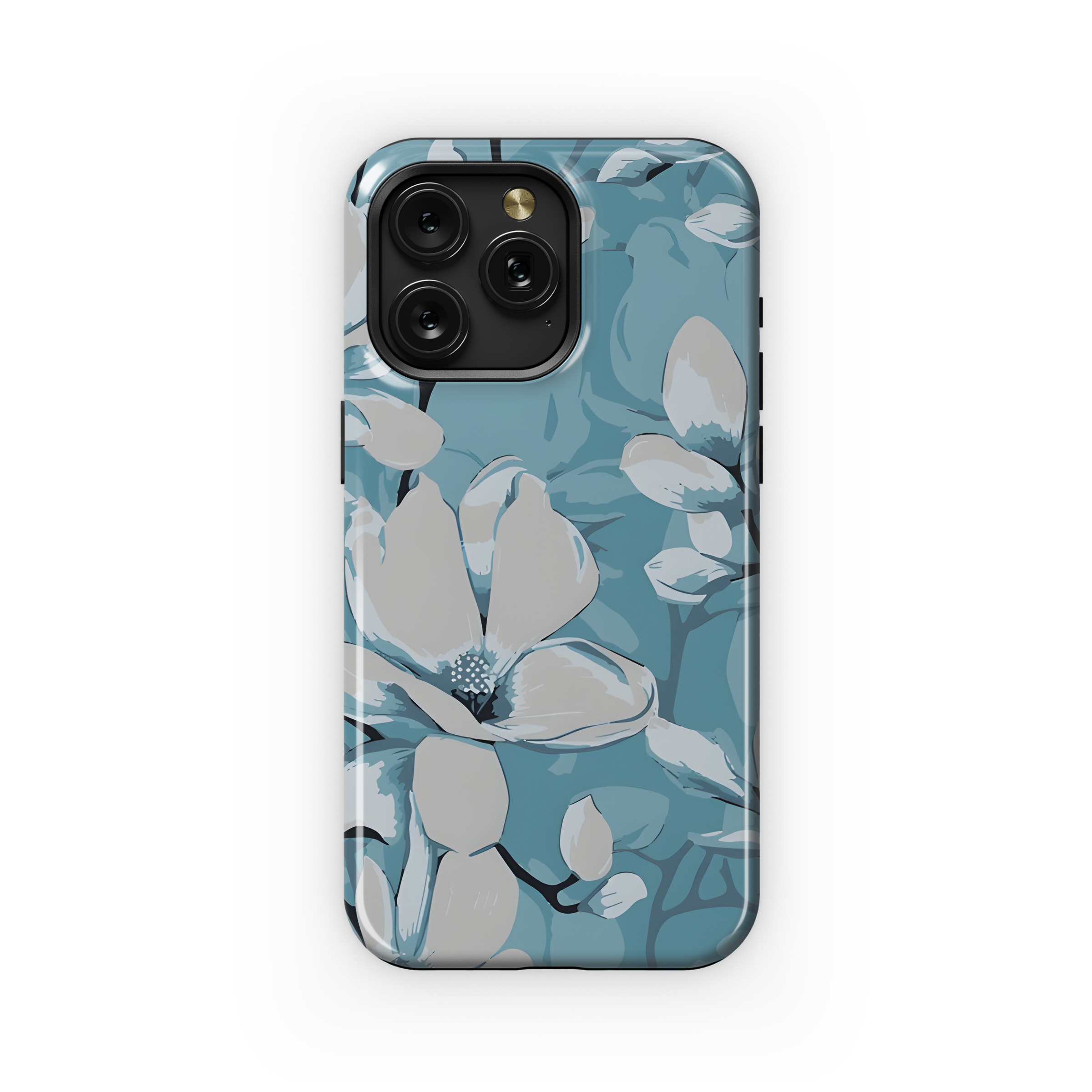 Big Flower Seamless Pattern Phone Case iPhone Samsung Cover Pixel 2354