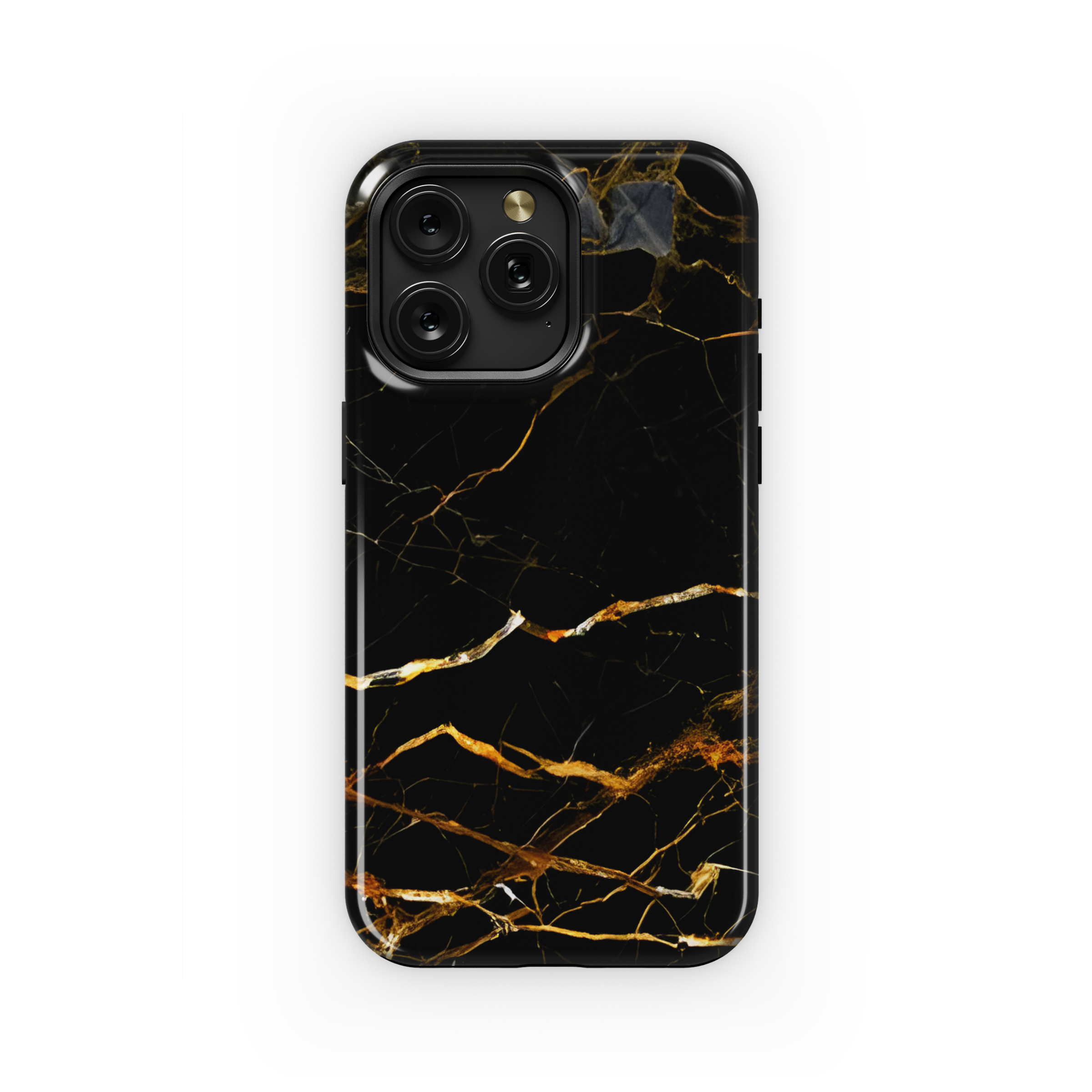 Black Gold Marble Phone Case iPhone Samsung Cover Pixel 2457