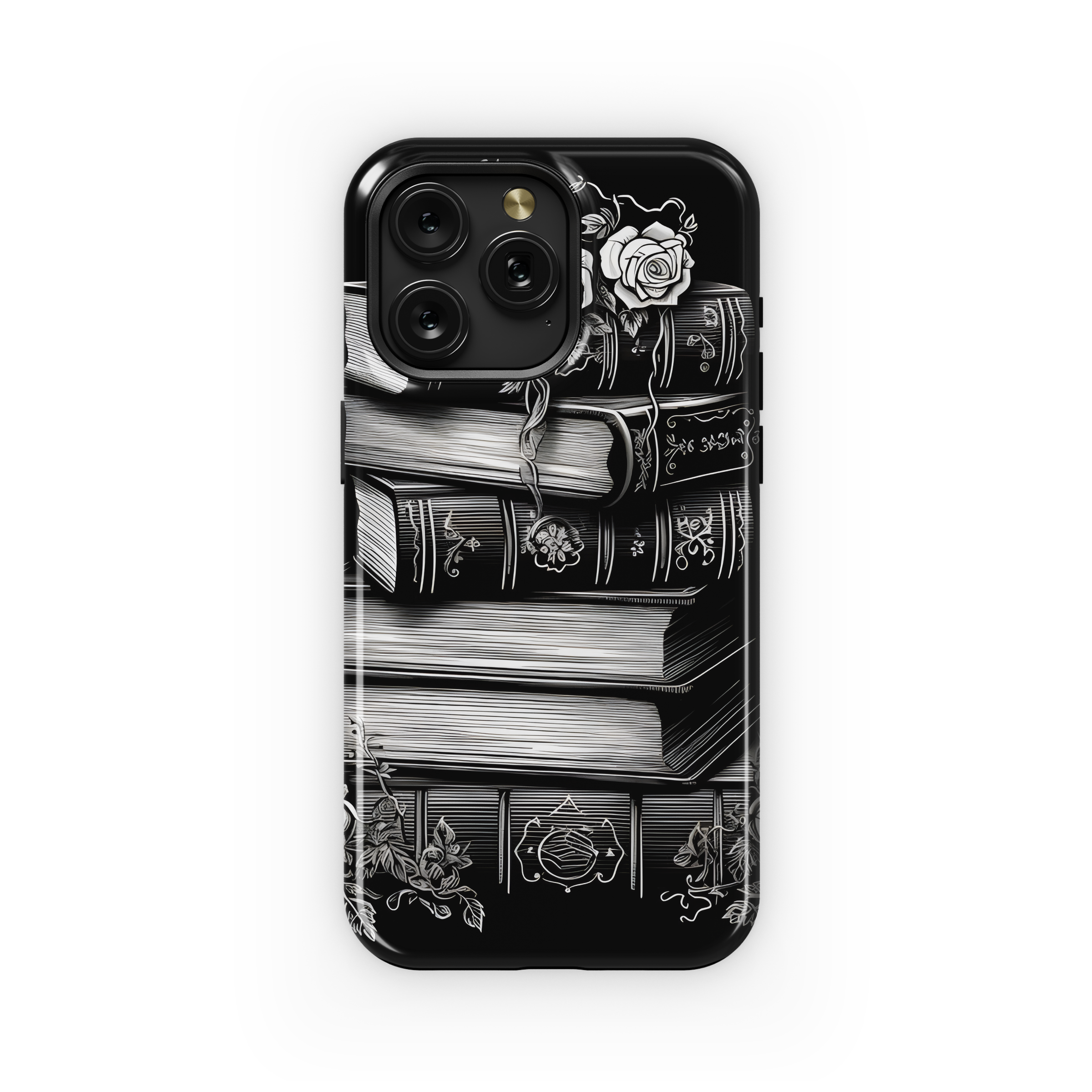 Black Rose Book. Phone Case iPhone Samsung Cover Pixel 1792