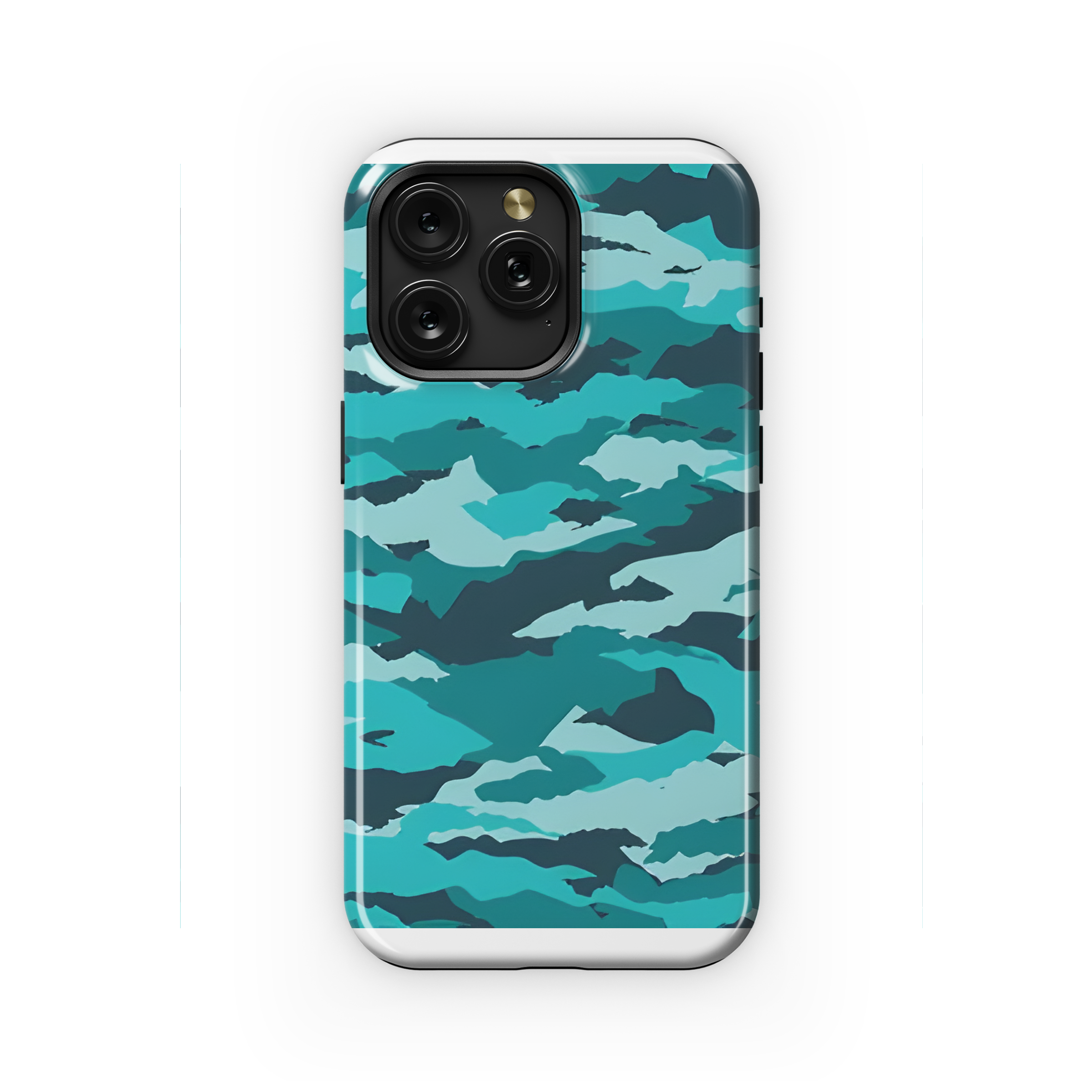 Blue Camouflage Patterns Seamless Phone Case iPhone Samsung Cover Pixel 2203