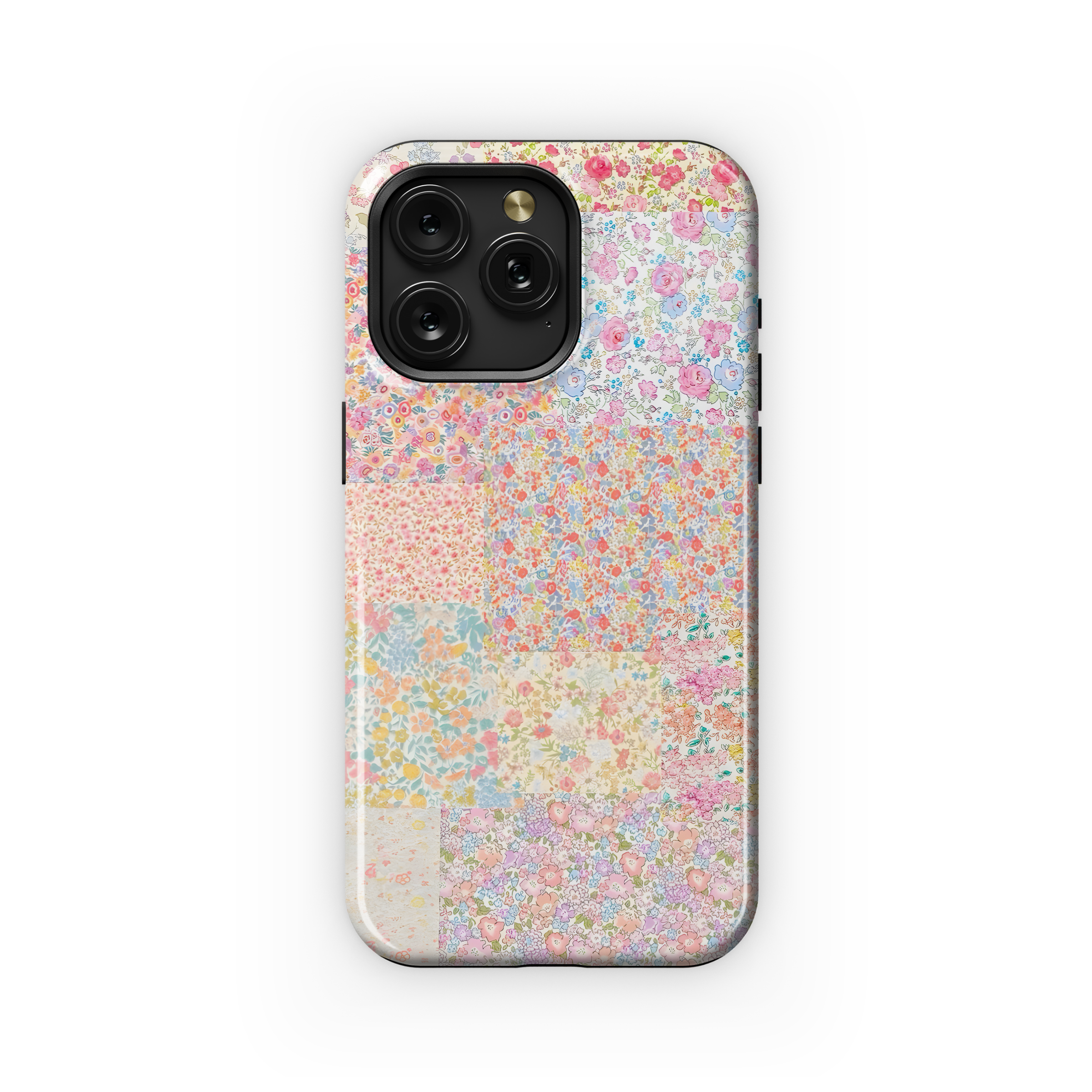 Blushing Quilt Phone Case iPhone Samsung Cover Pixel 3209