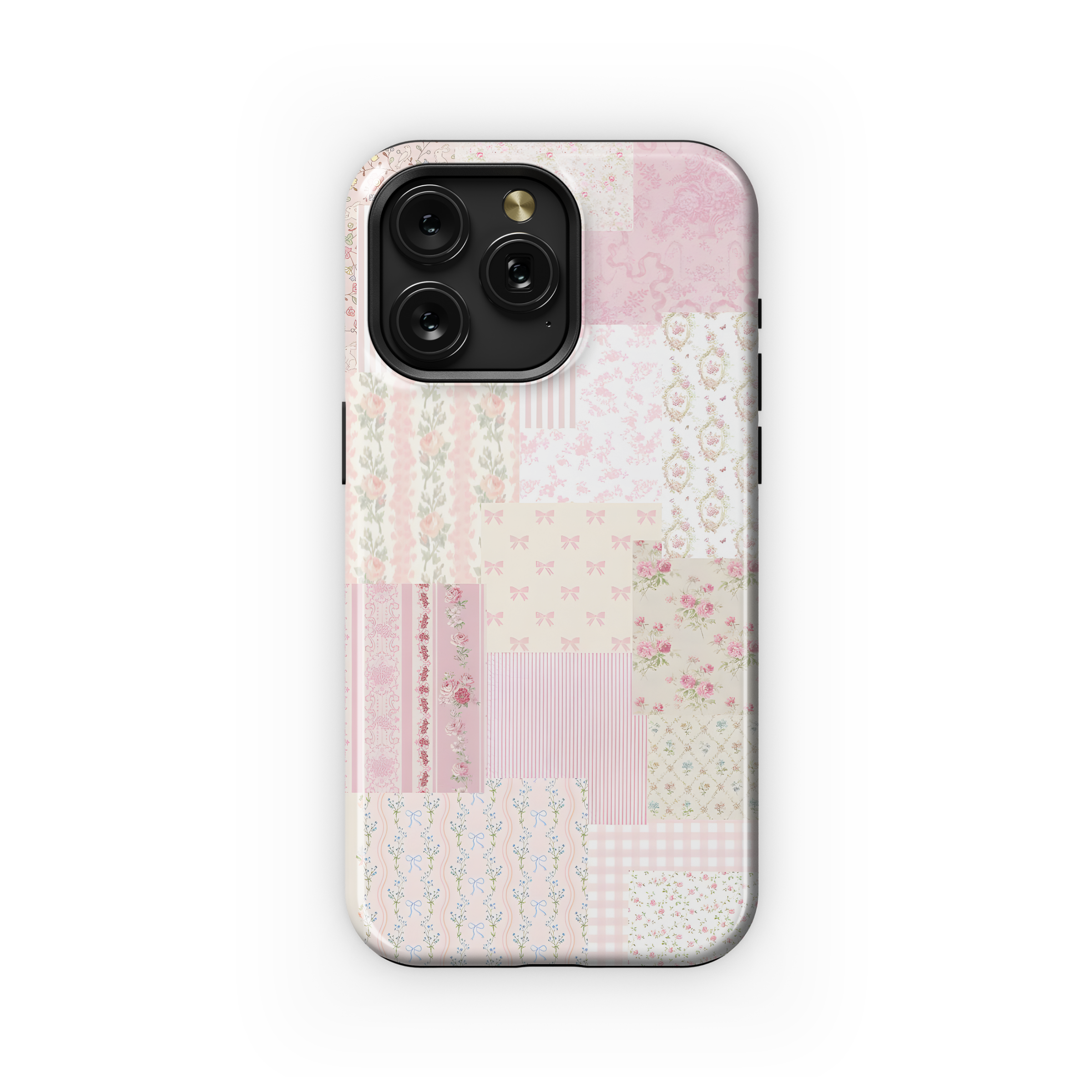 Blushing Quilt Phone Case iPhone Samsung Cover Pixel 3210