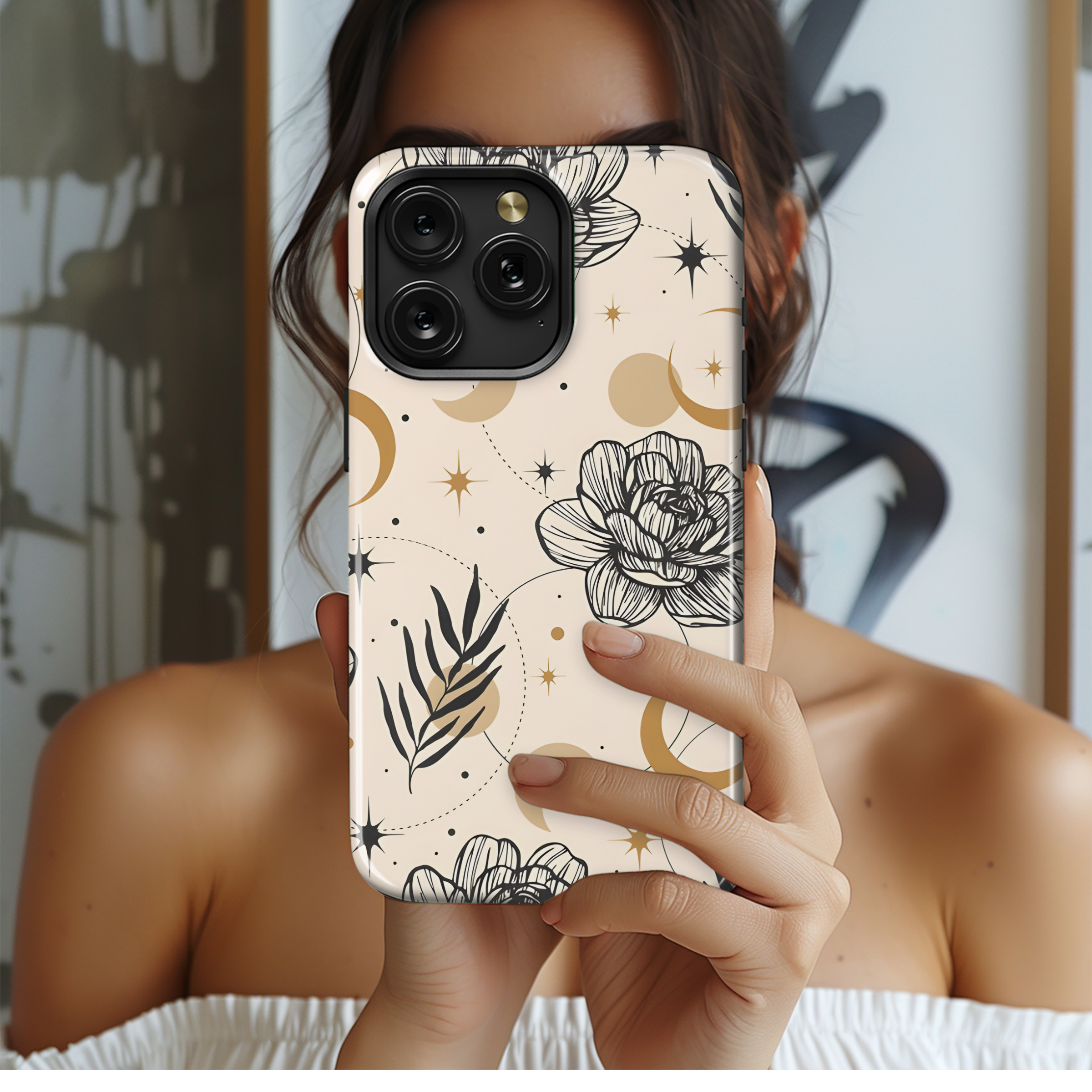 Bohemian Magic Pattern Phone Case iPhone Samsung Cover Pixel 2138